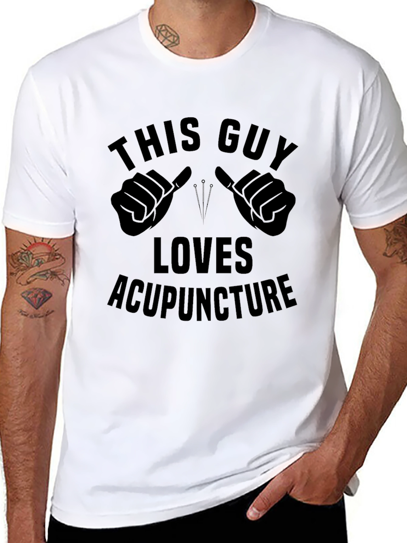 Acupuncture Lover T-Shirt Funny Acupuncture Tee