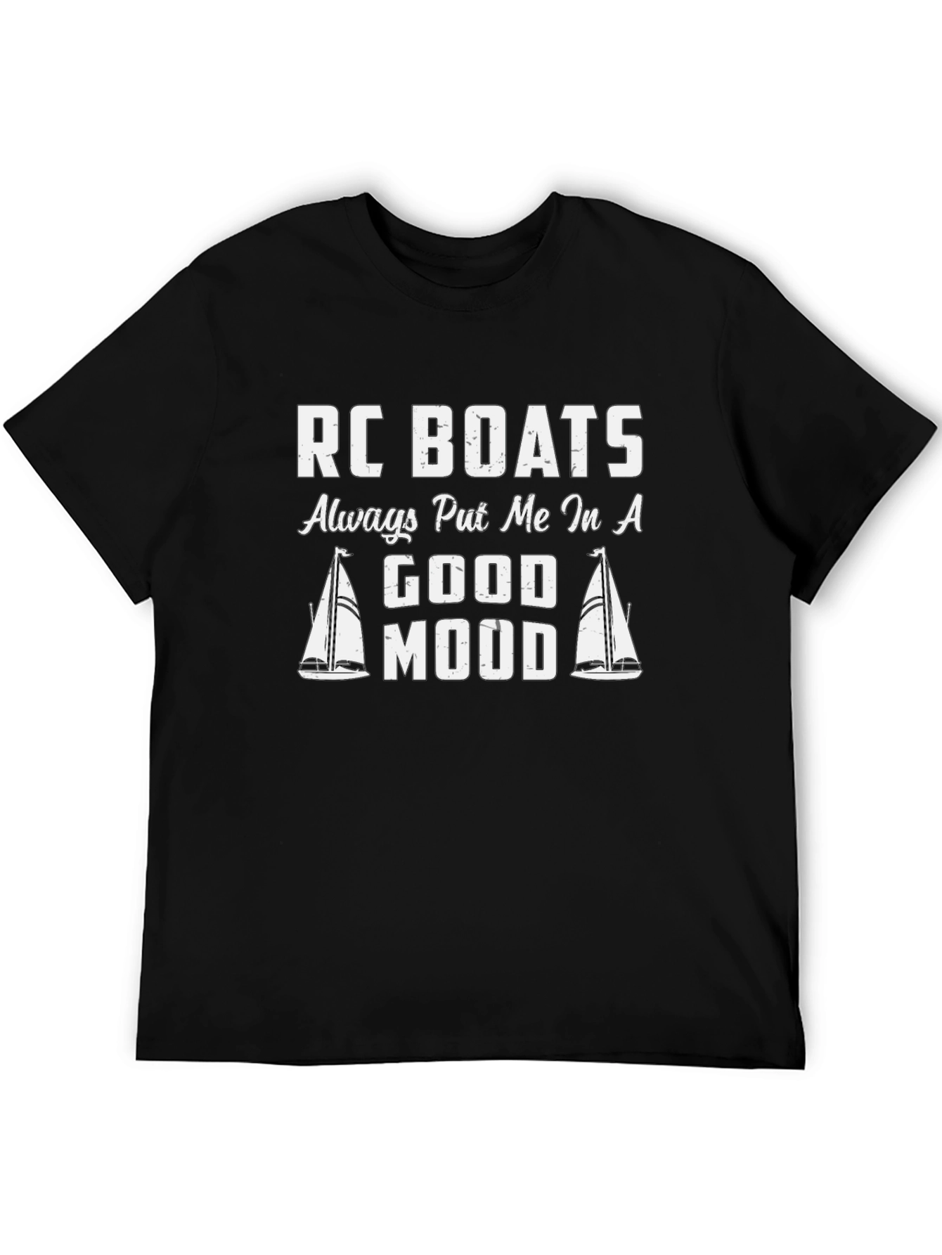 RC Boats Good Mood T-Shirt Black Unisex