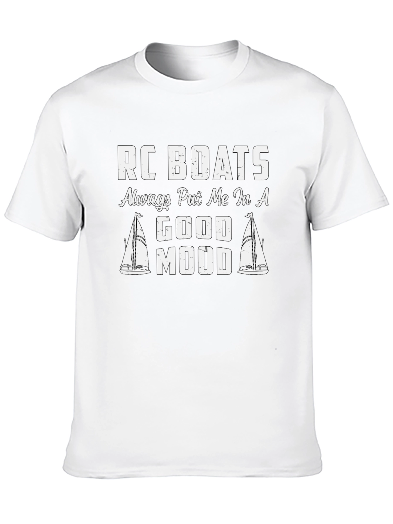 RC Boats Good Mood T-Shirt Black Unisex