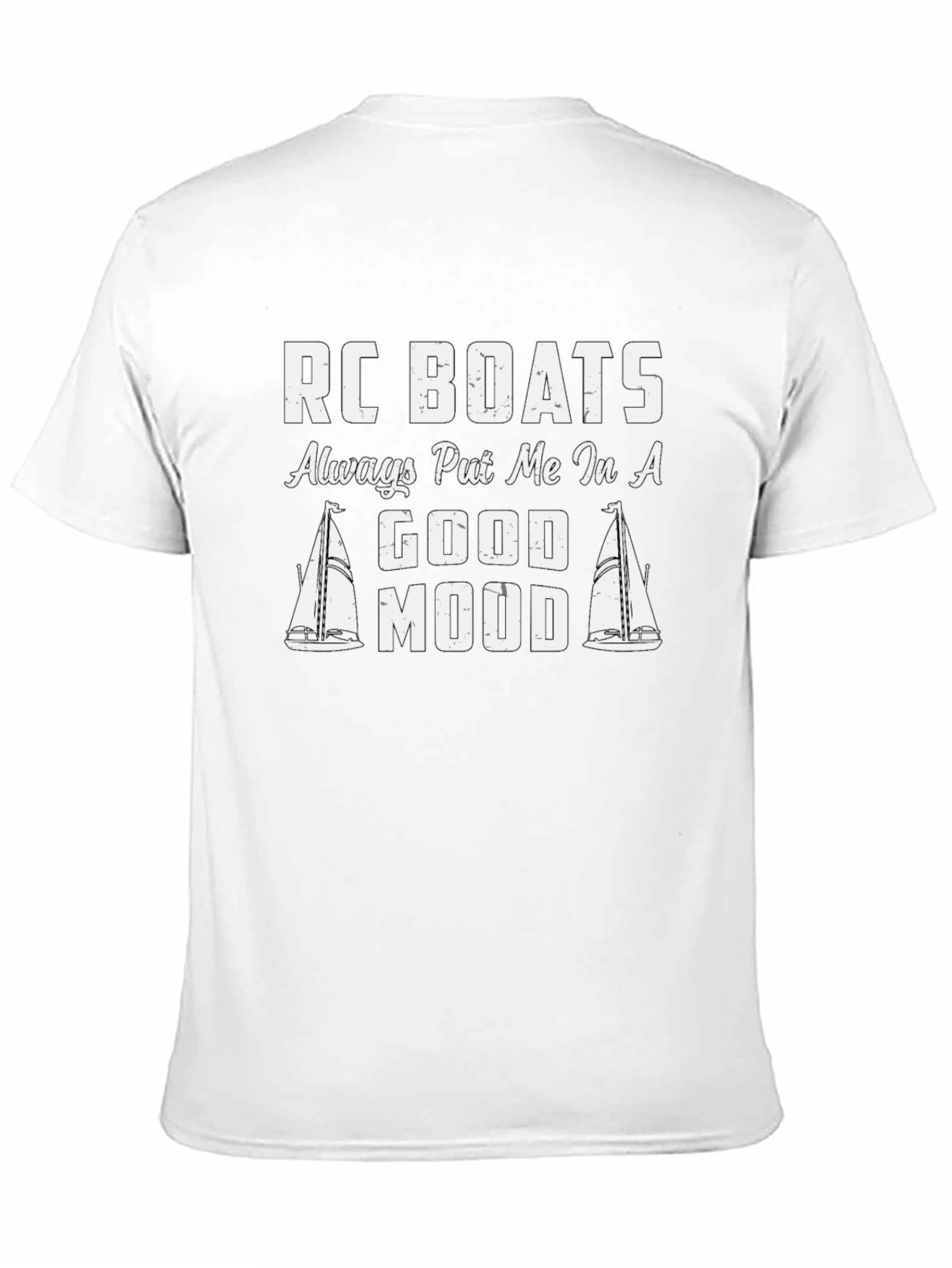 RC Boats Good Mood T-Shirt Black Unisex