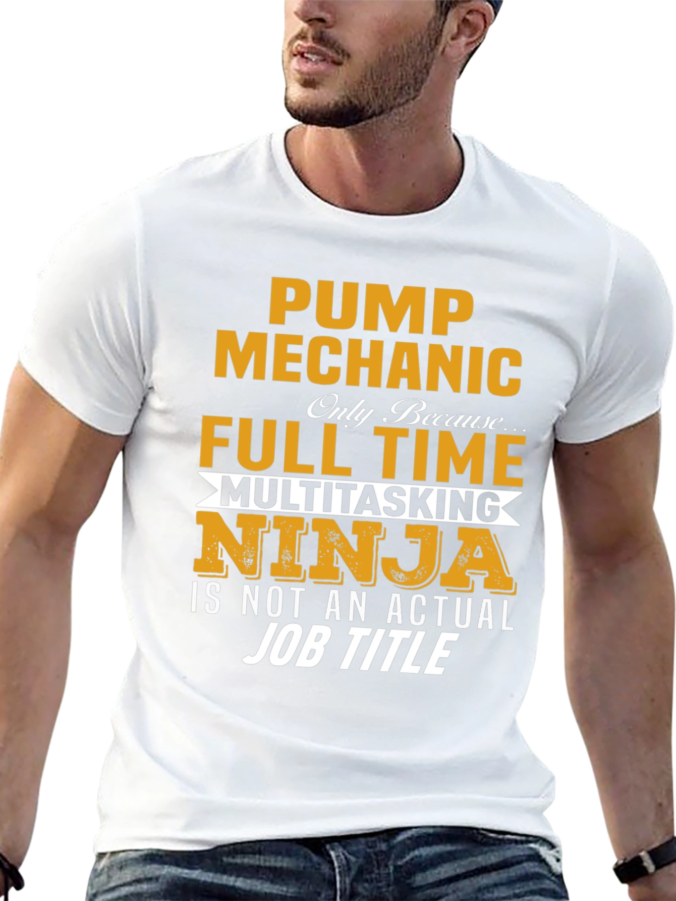 Pump Mechanic Full Time Ninja T-Shirt