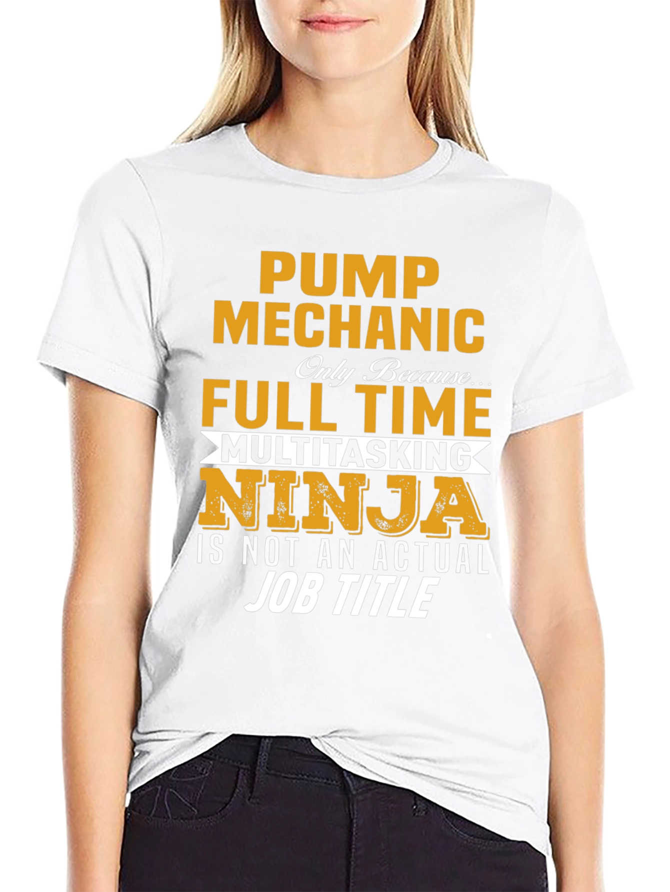 Pump Mechanic Full Time Ninja T-Shirt