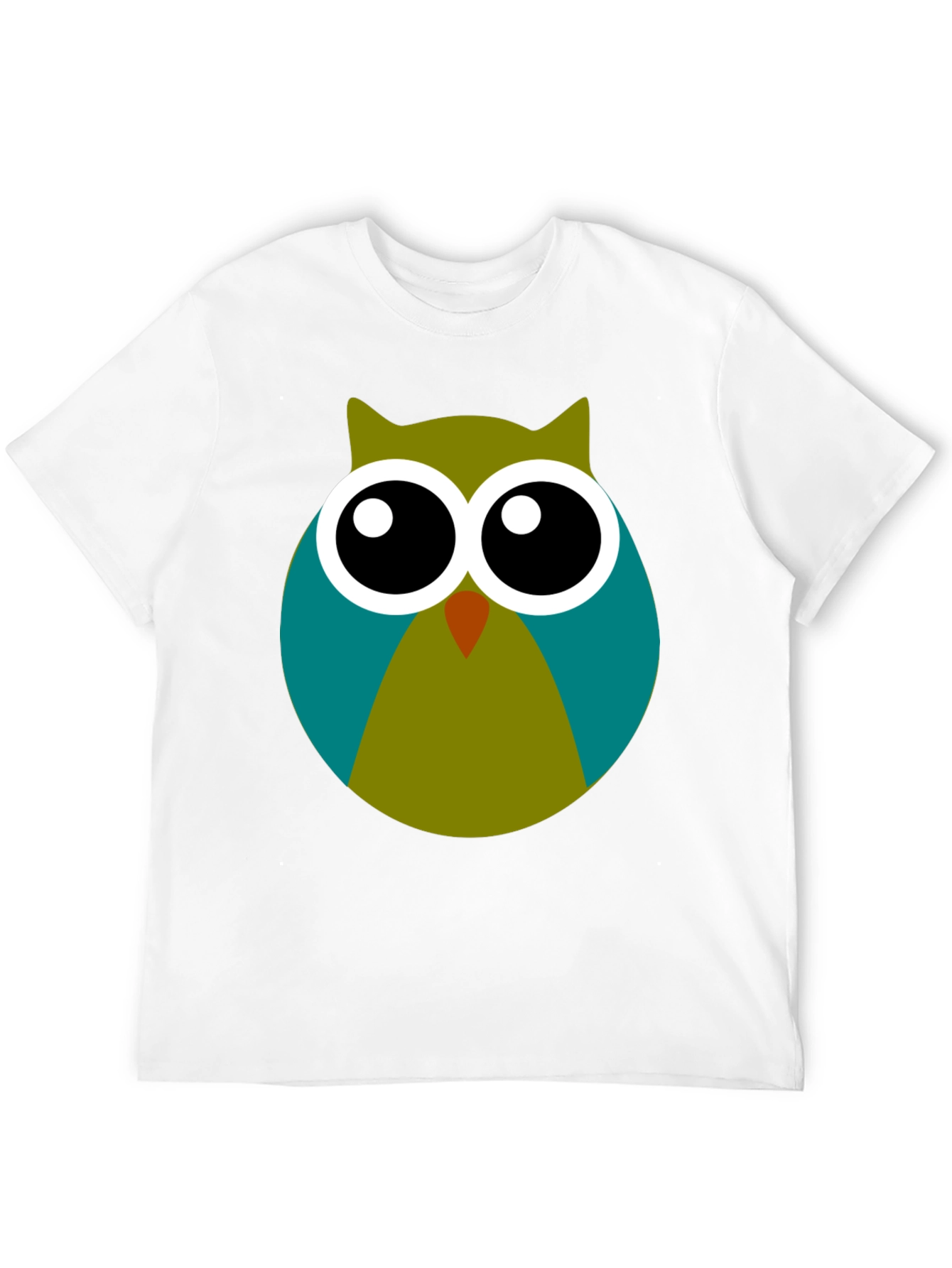 Owl Graphic Print Black T-Shirt
