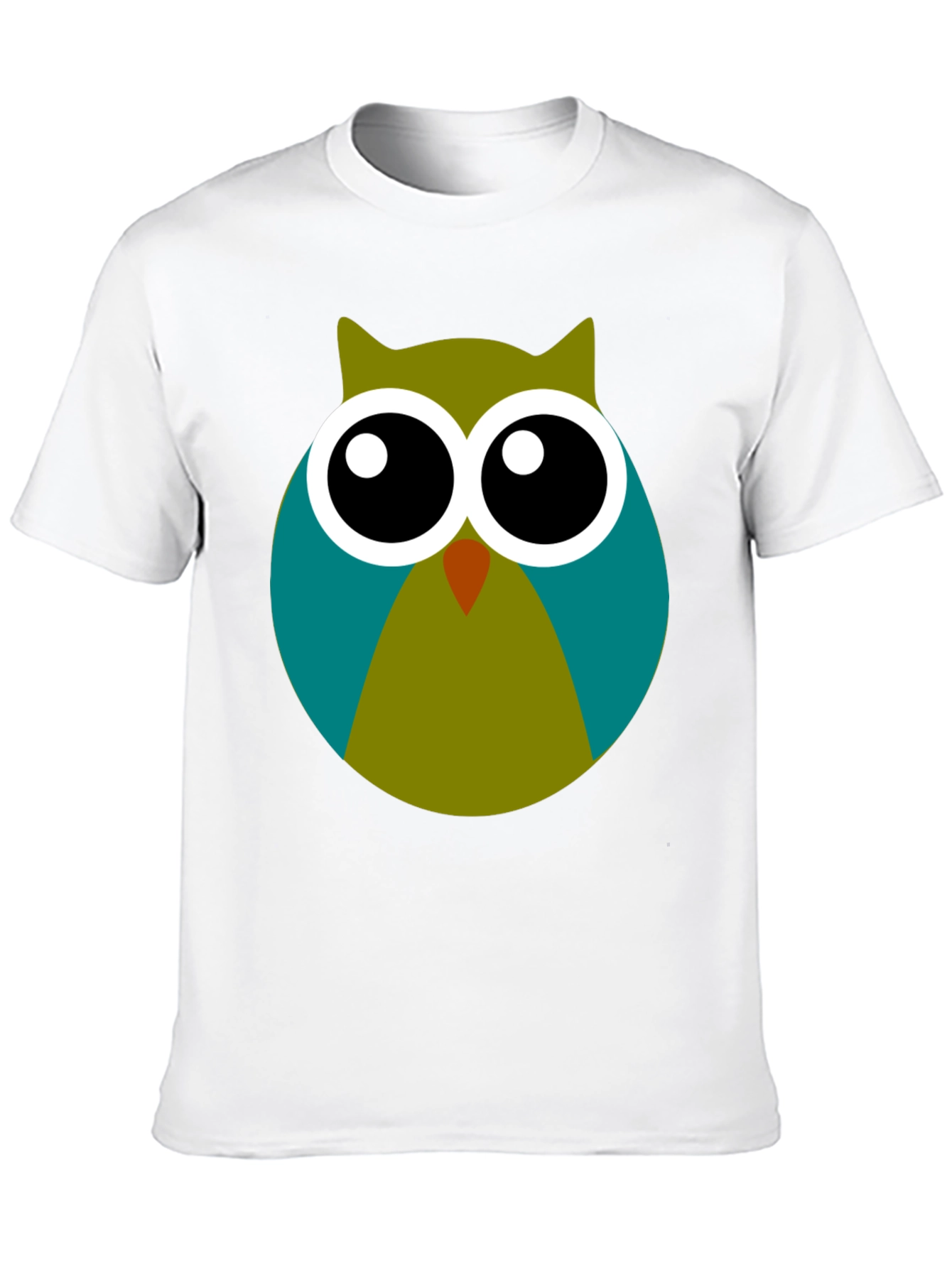 Owl Graphic Print Black T-Shirt