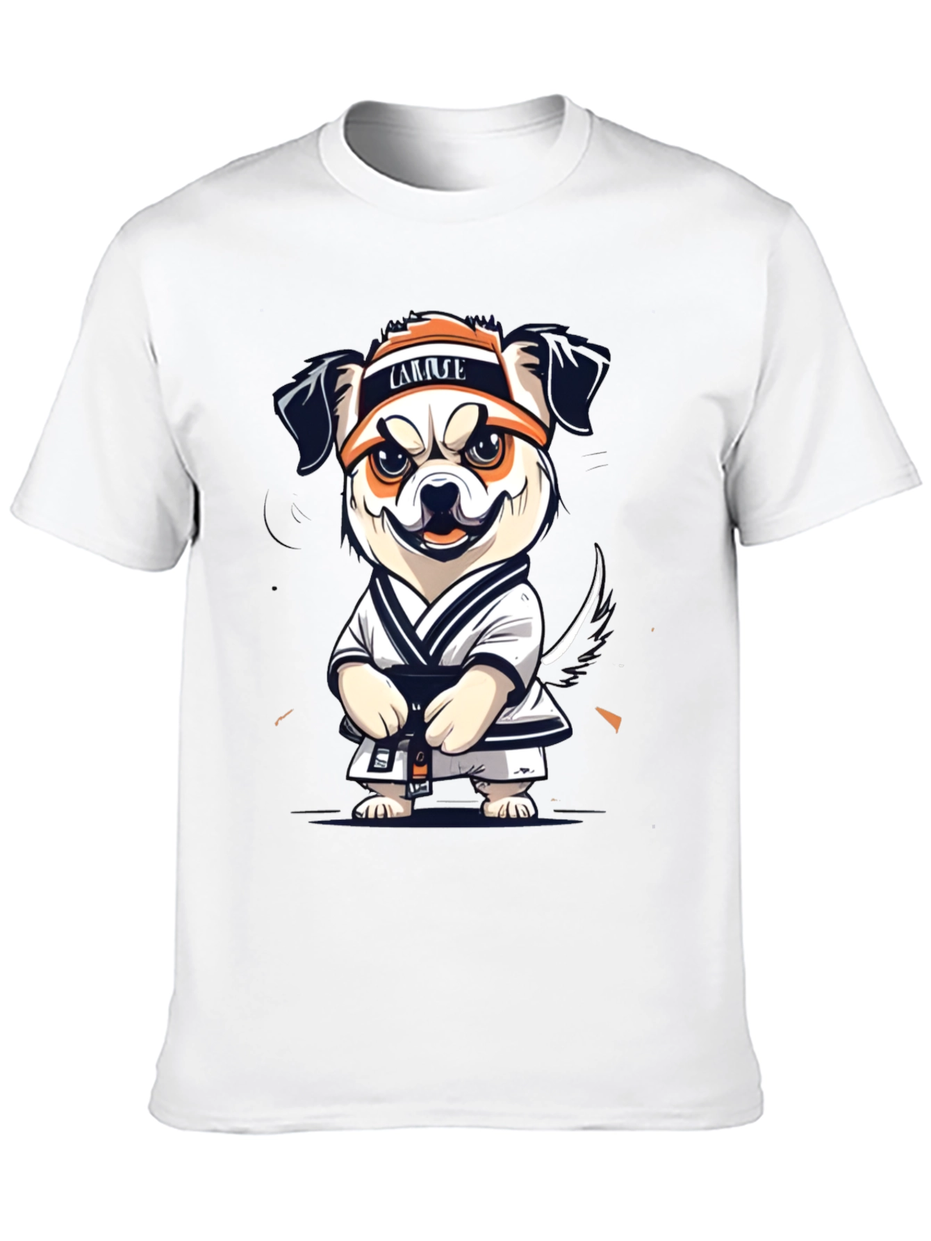 Karate Dog Graphic T-Shirt