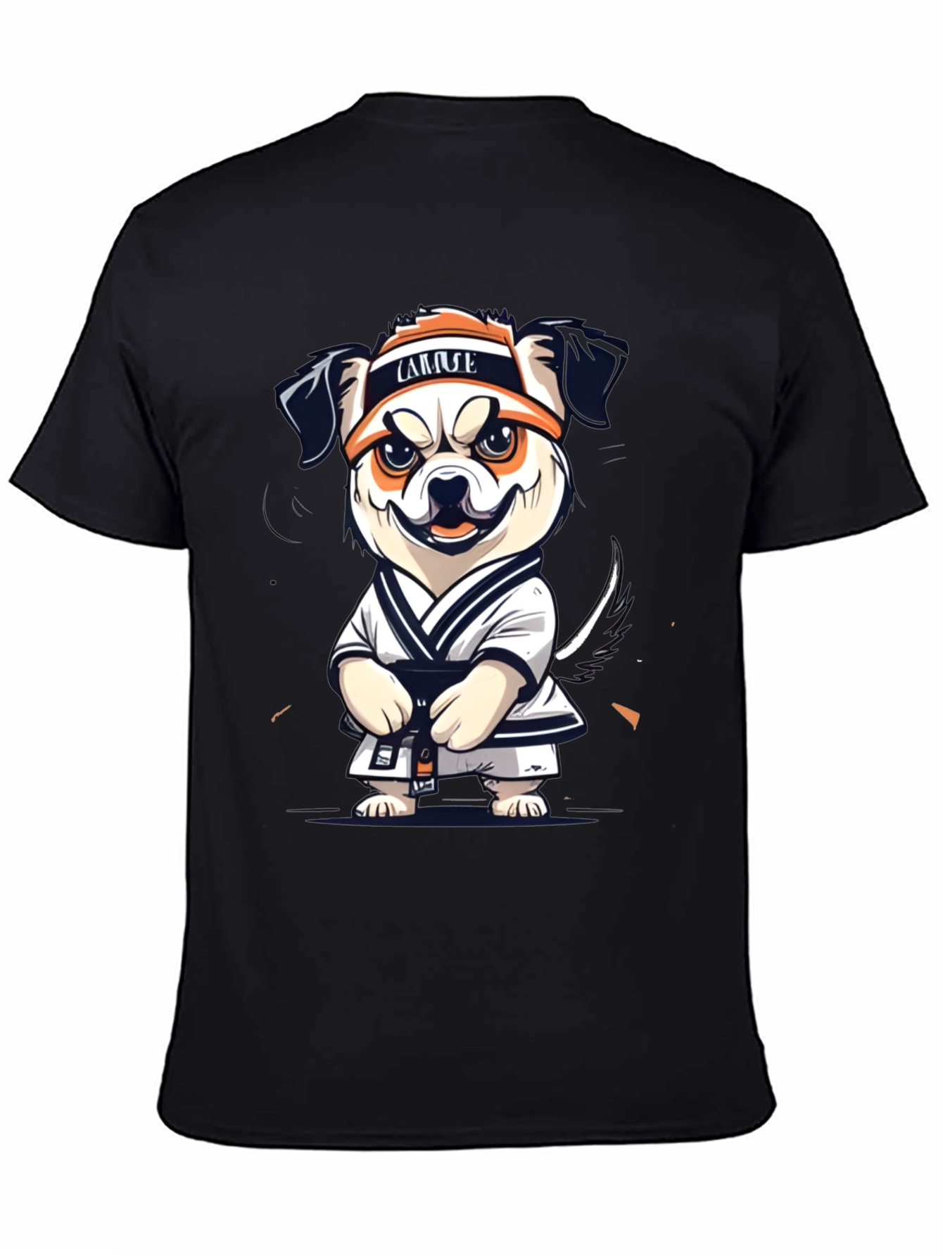 Karate Dog Graphic T-Shirt