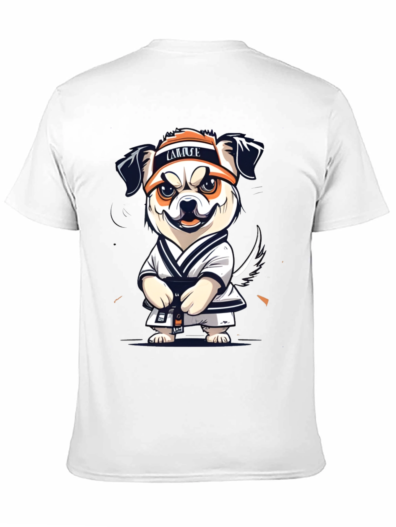 Karate Dog Graphic T-Shirt