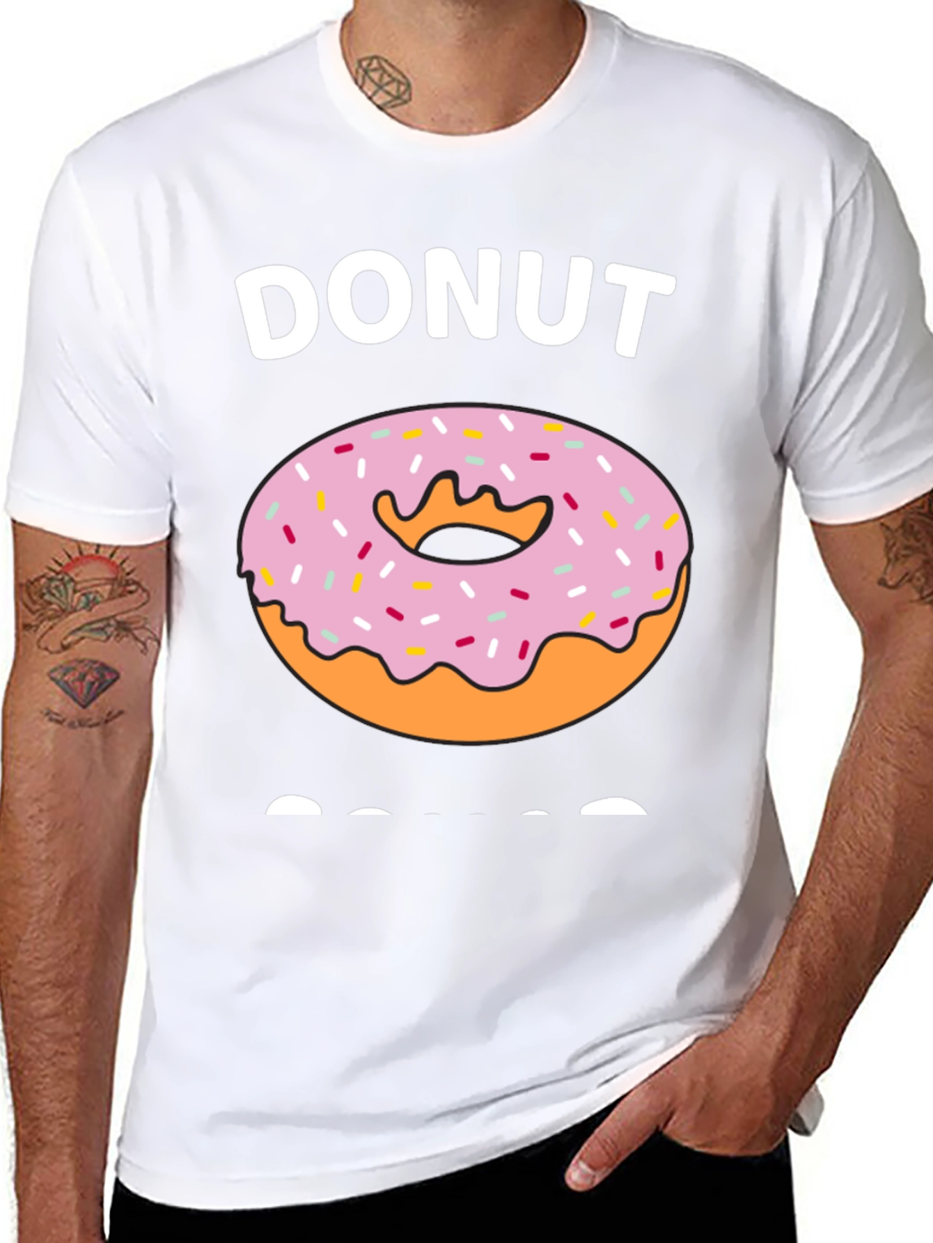Donut Design Tee - Deliciously Stylish