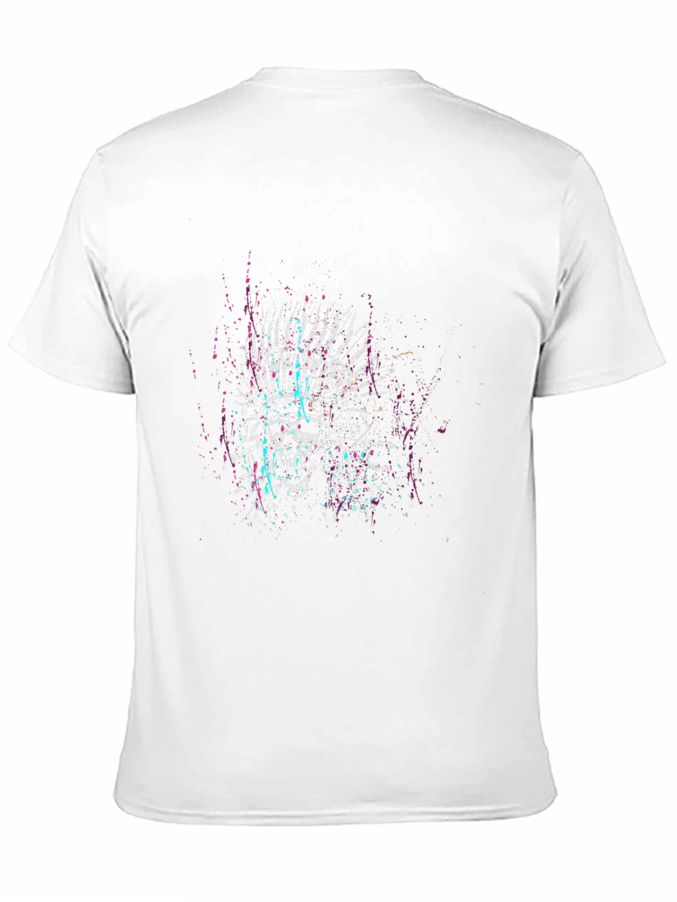 Skull Headdress Graphic Tee - Black