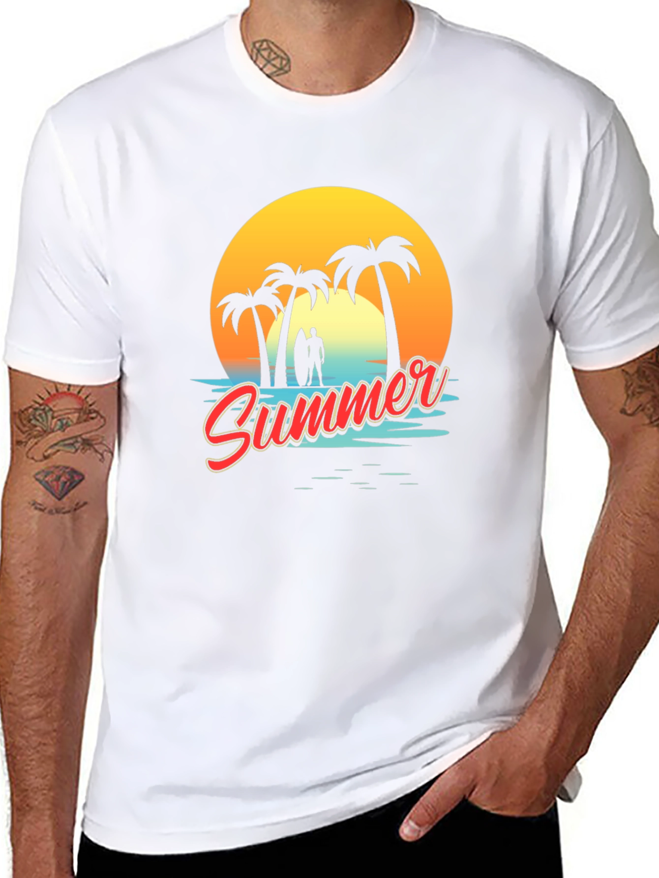 Summer Beach Graphic Tee - Island Vibes