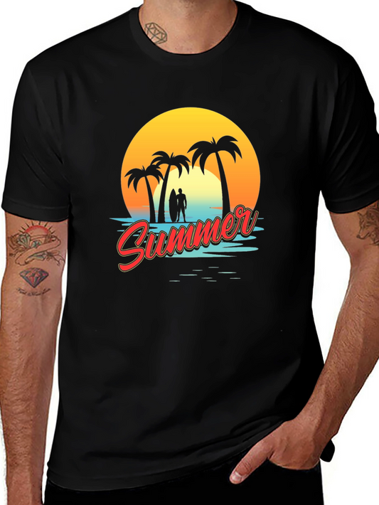 Summer Beach Graphic Tee - Island Vibes