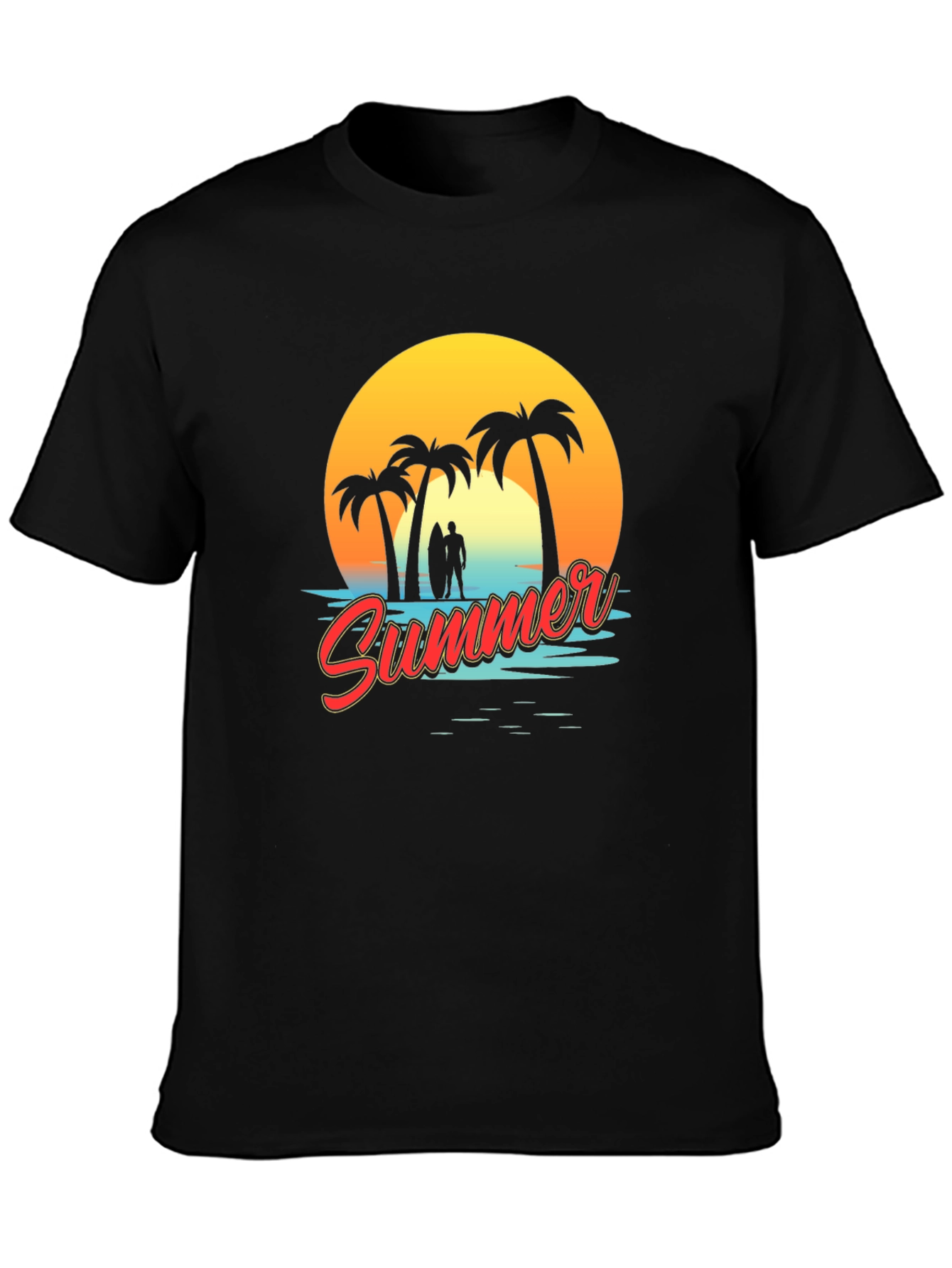 Summer Beach Graphic Tee - Island Vibes