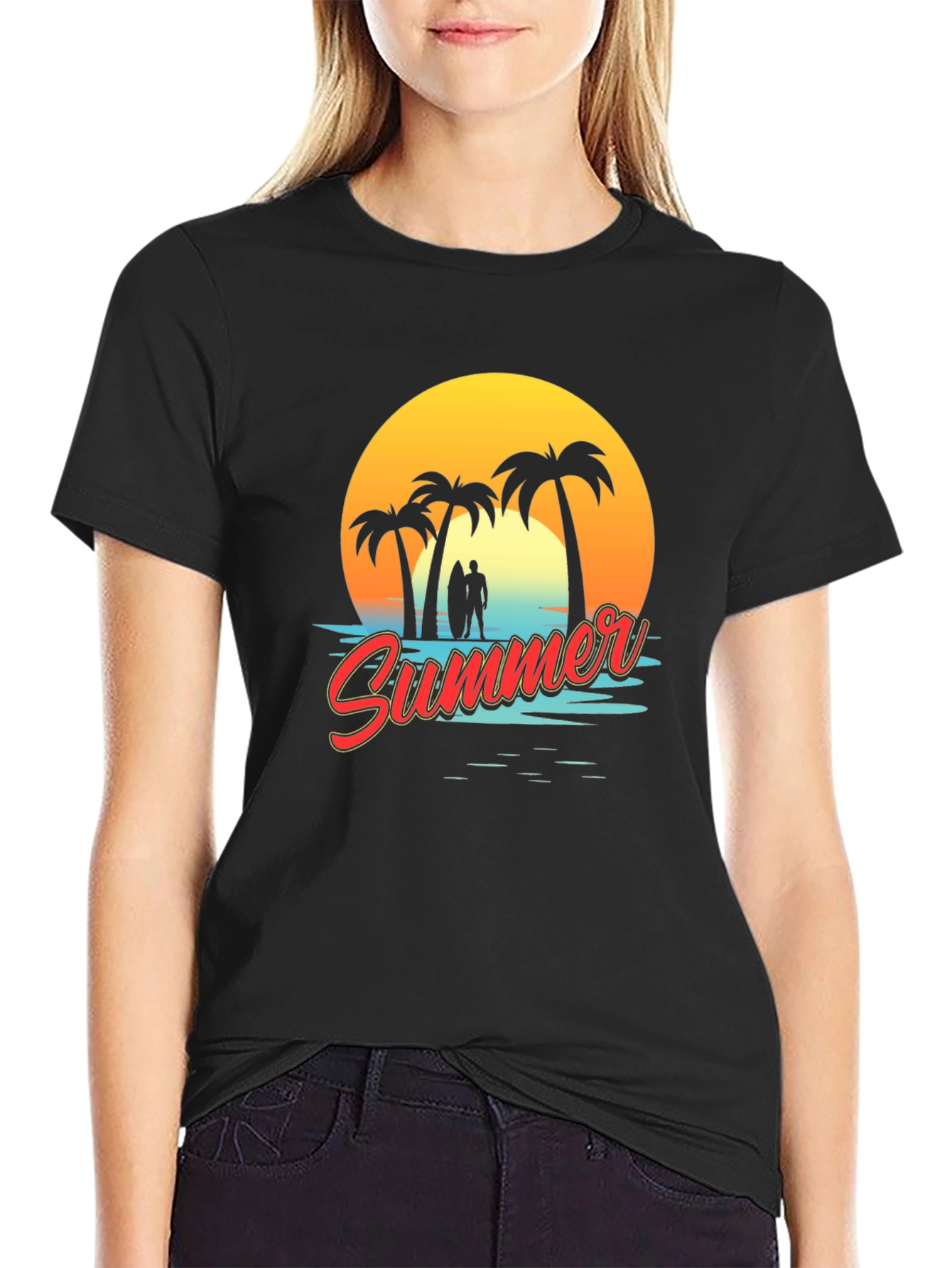 Summer Beach Graphic Tee - Island Vibes
