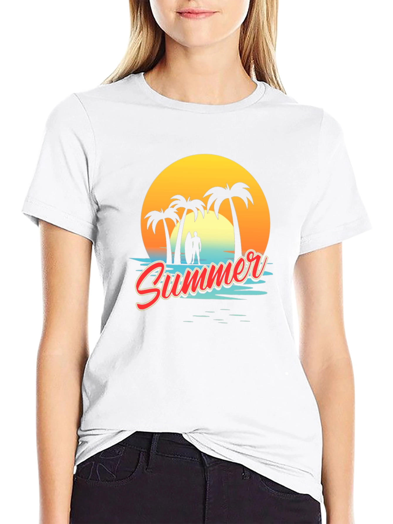 Summer Beach Graphic Tee - Island Vibes