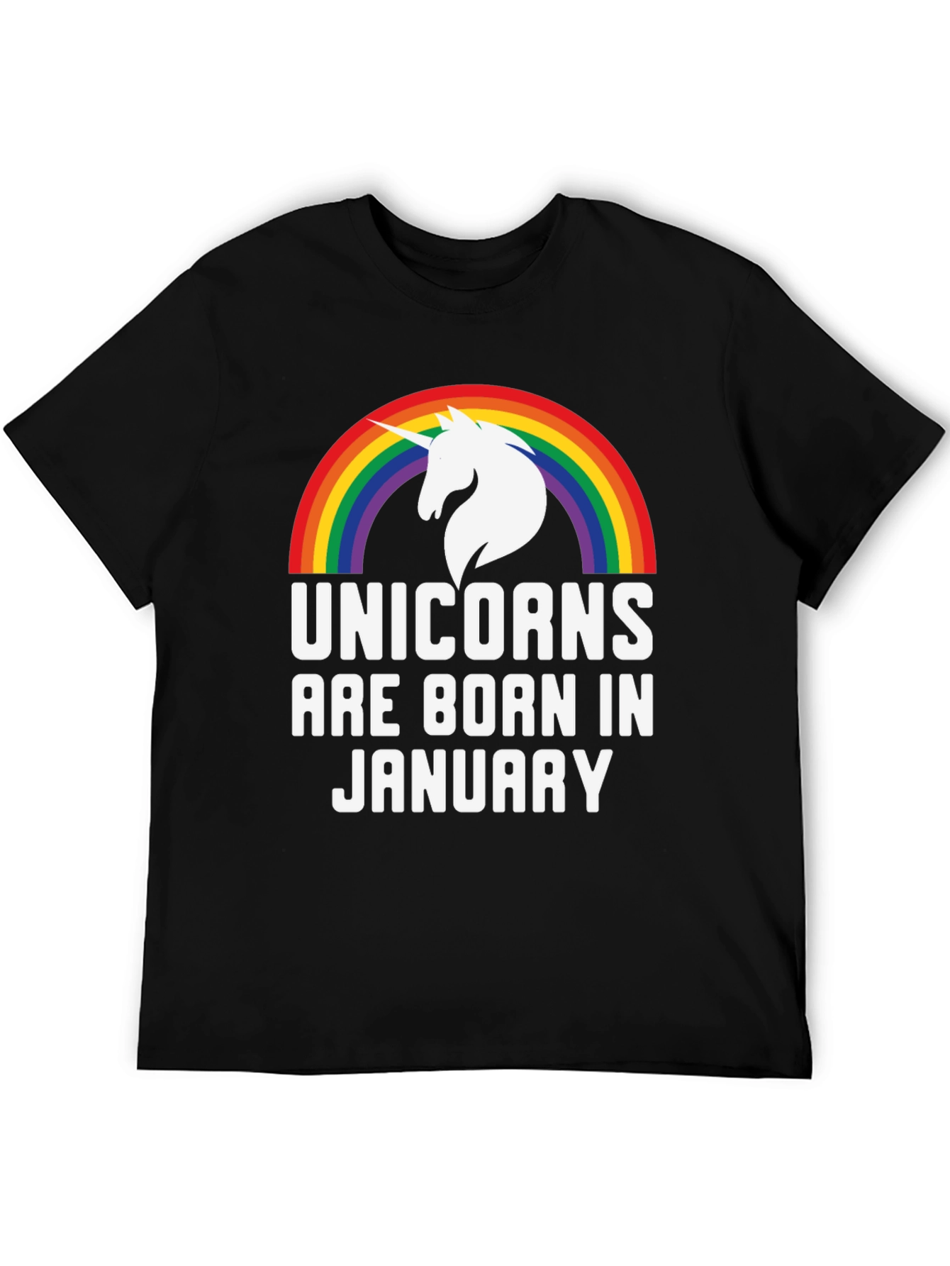 Unicorns Born in January T-Shirt