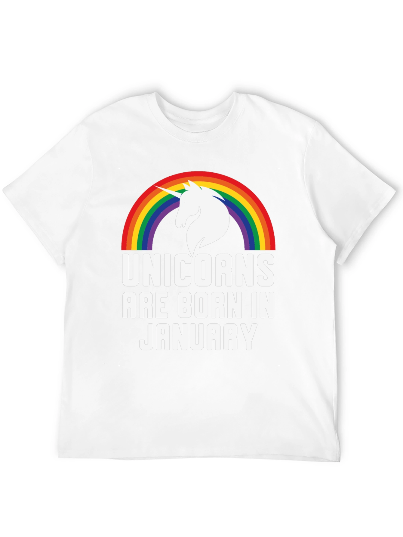 Unicorns Born in January T-Shirt