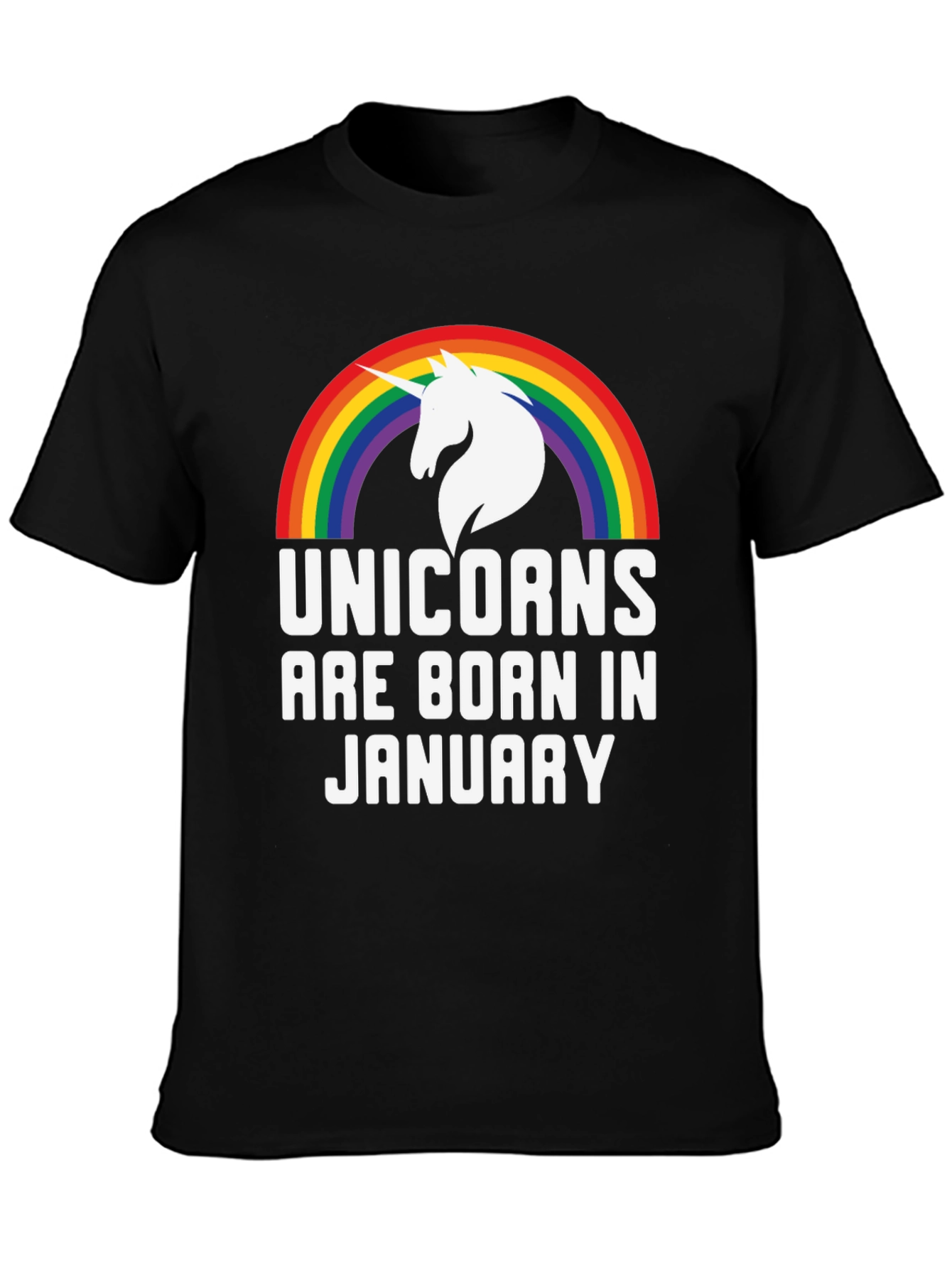 Unicorns Born in January T-Shirt