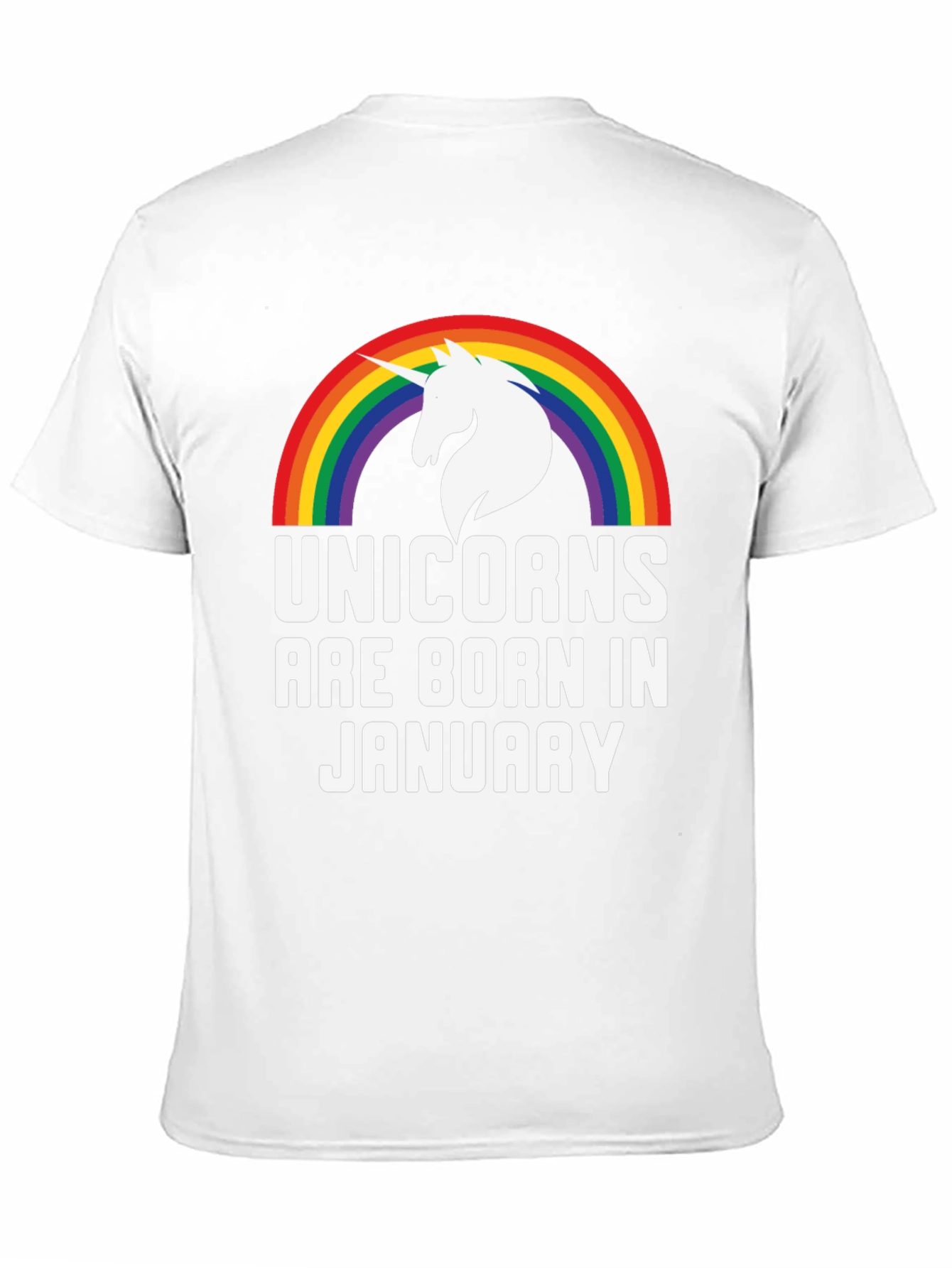Unicorns Born in January T-Shirt