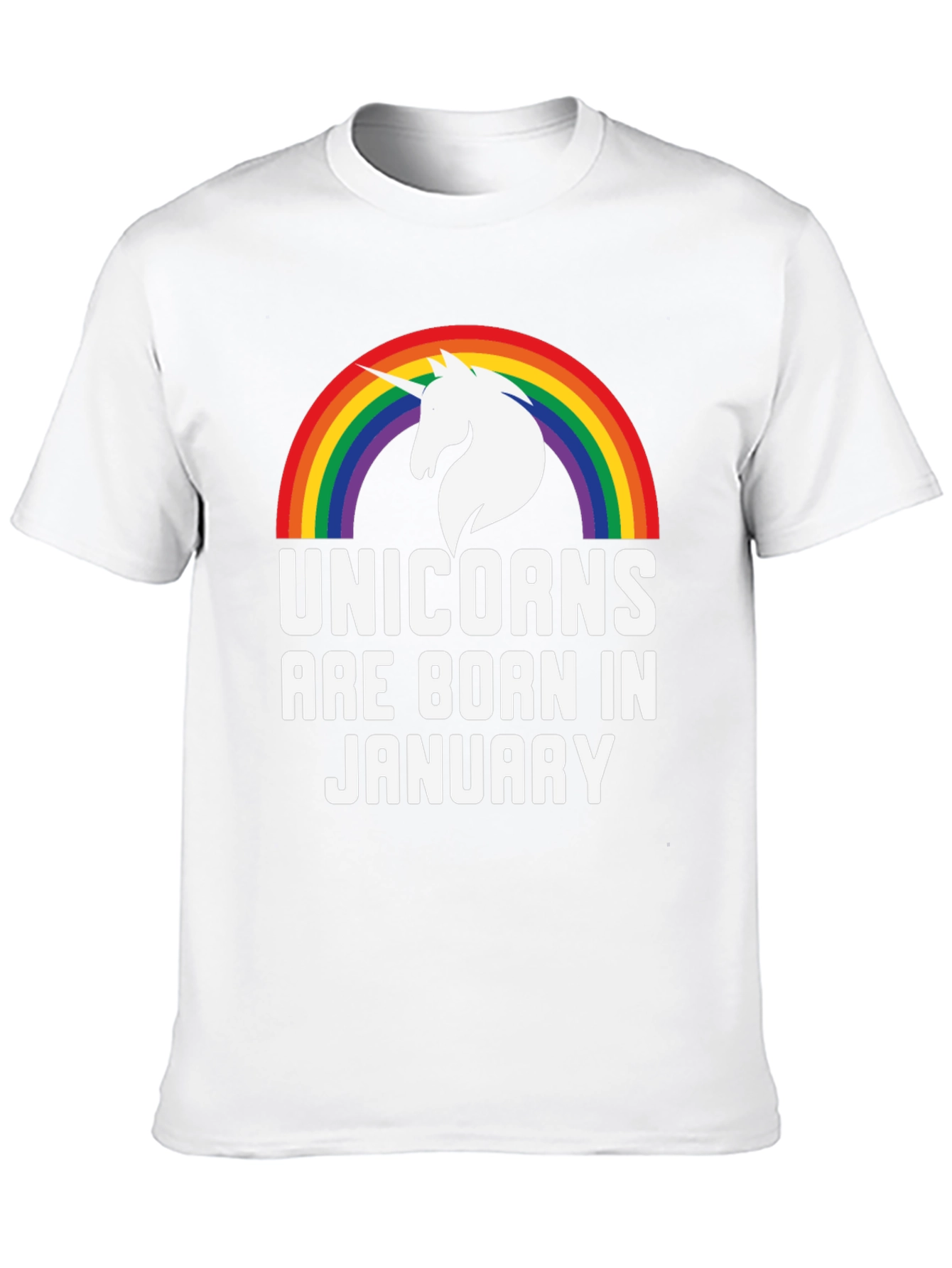 Unicorns Born in January T-Shirt