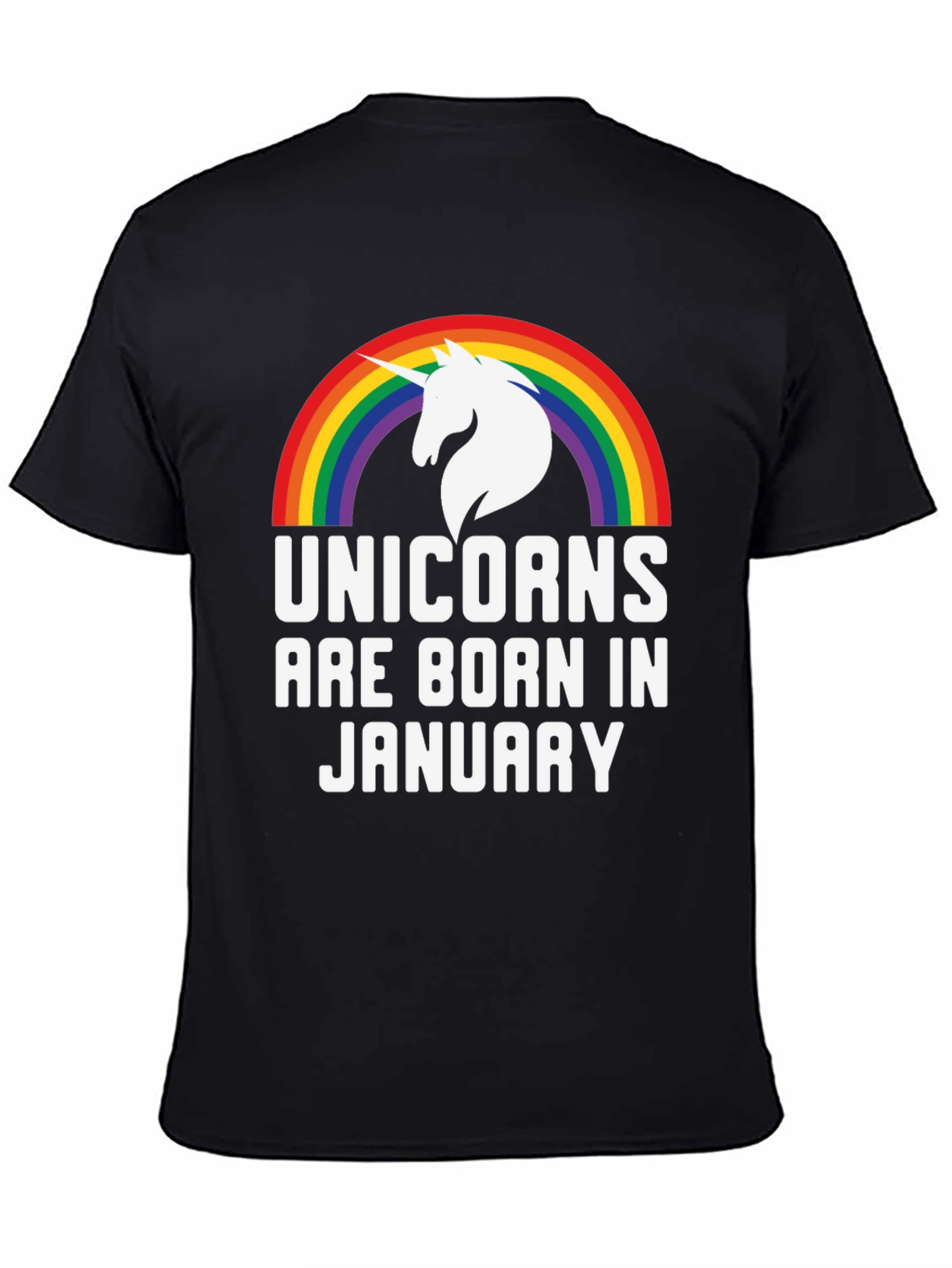Unicorns Born in January T-Shirt
