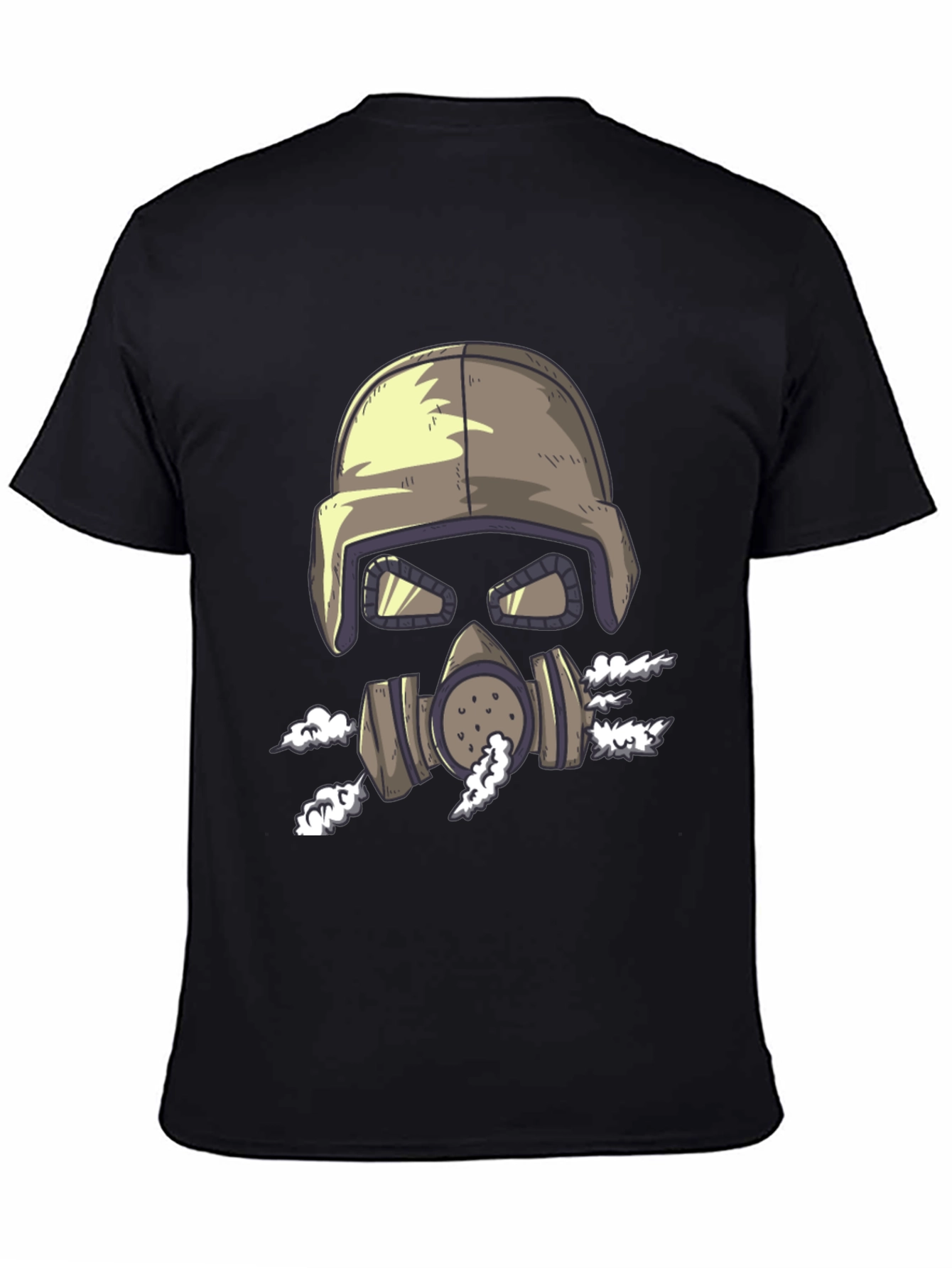 Gas Mask Graphic Tee - Cool Unique Design