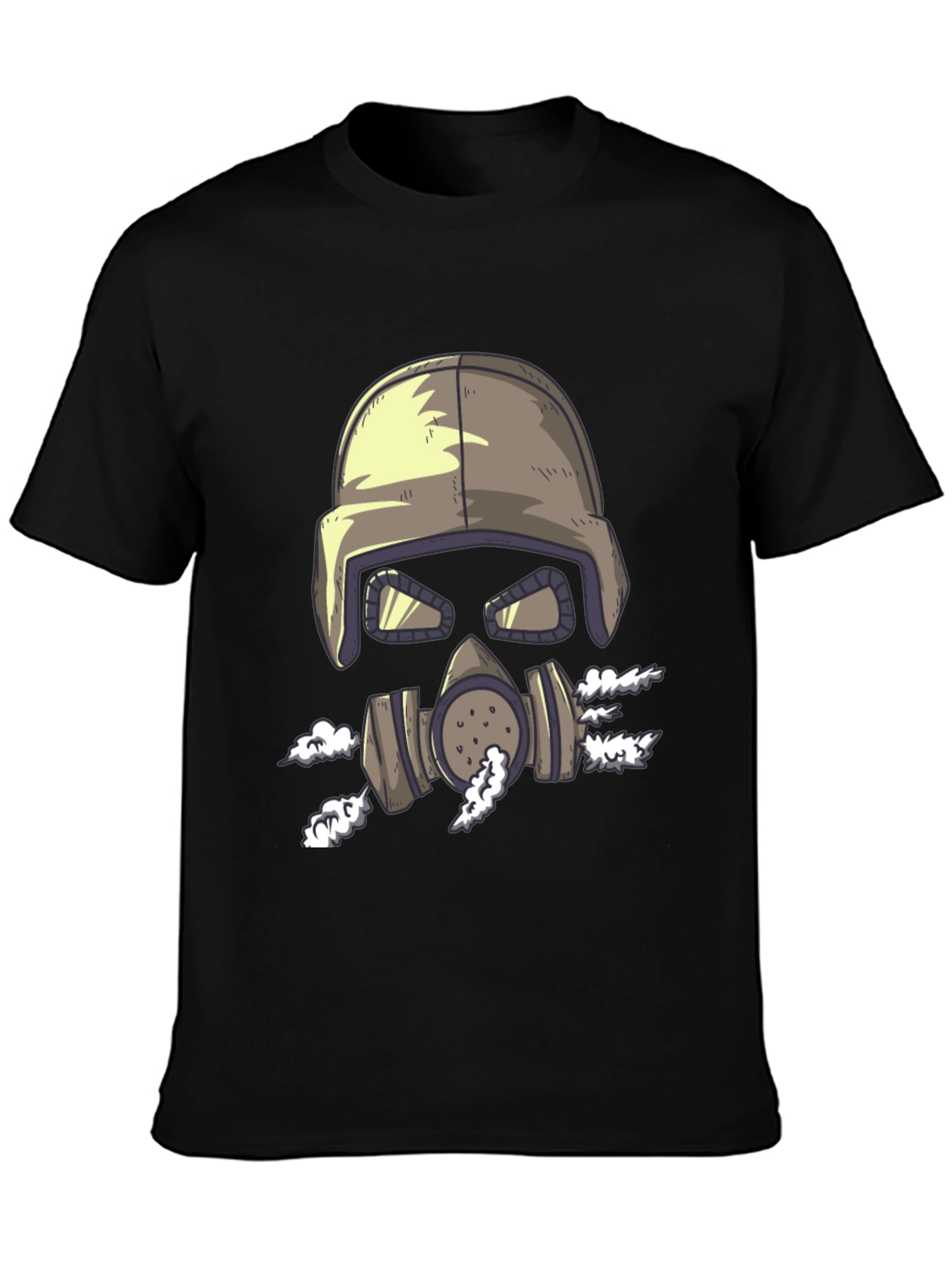 Gas Mask Graphic Tee - Cool Unique Design