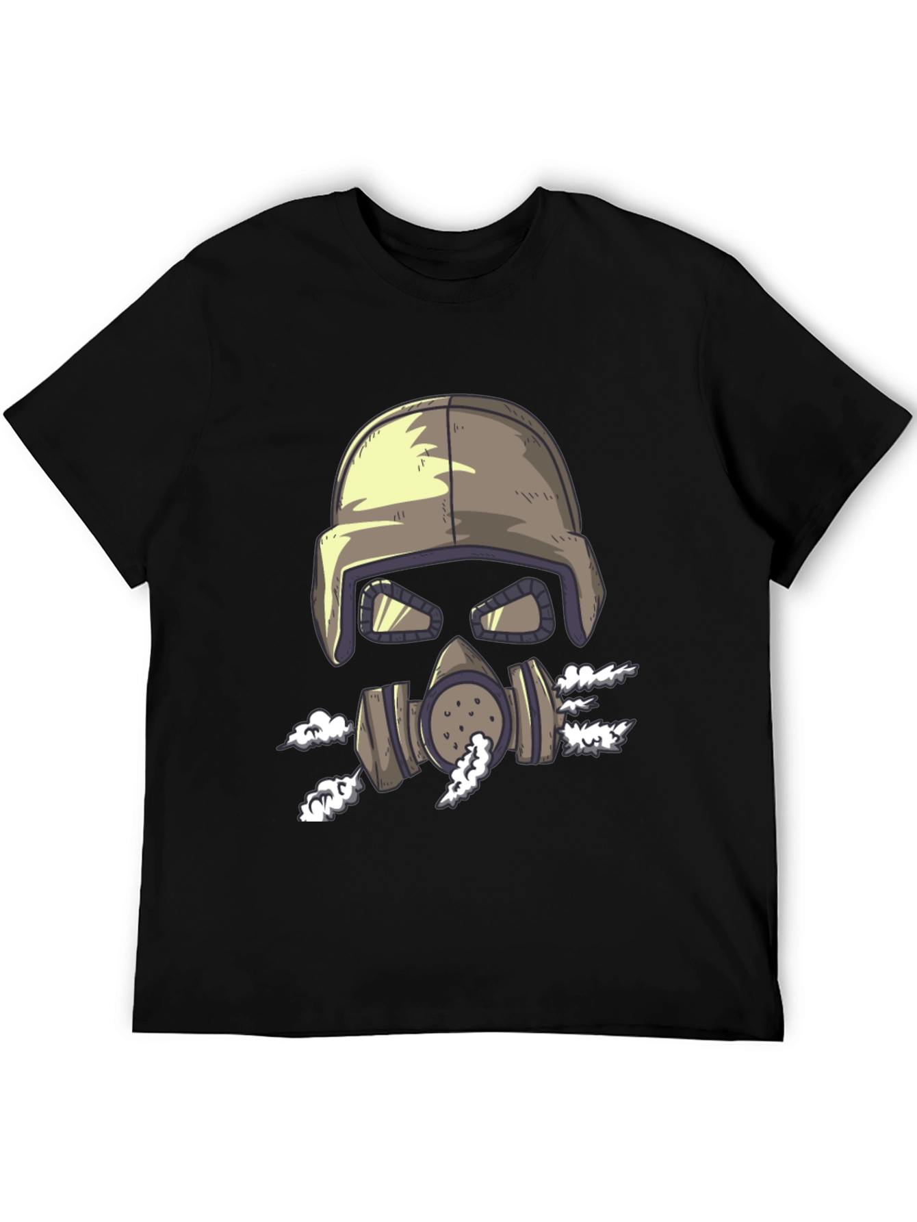 Gas Mask Graphic Tee - Cool Unique Design