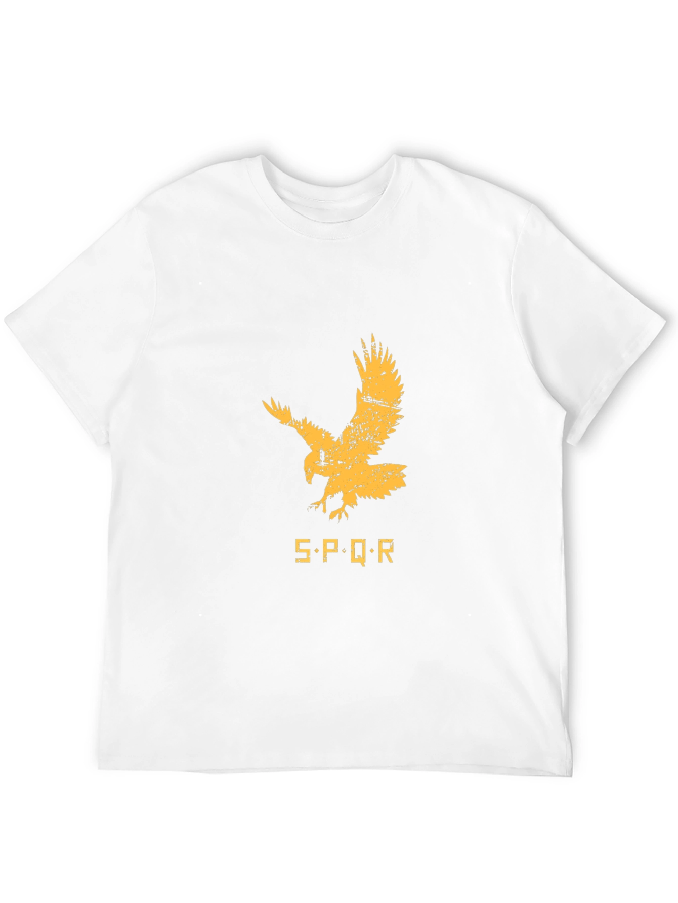 SPQR Eagle Graphic T-Shirt - Black