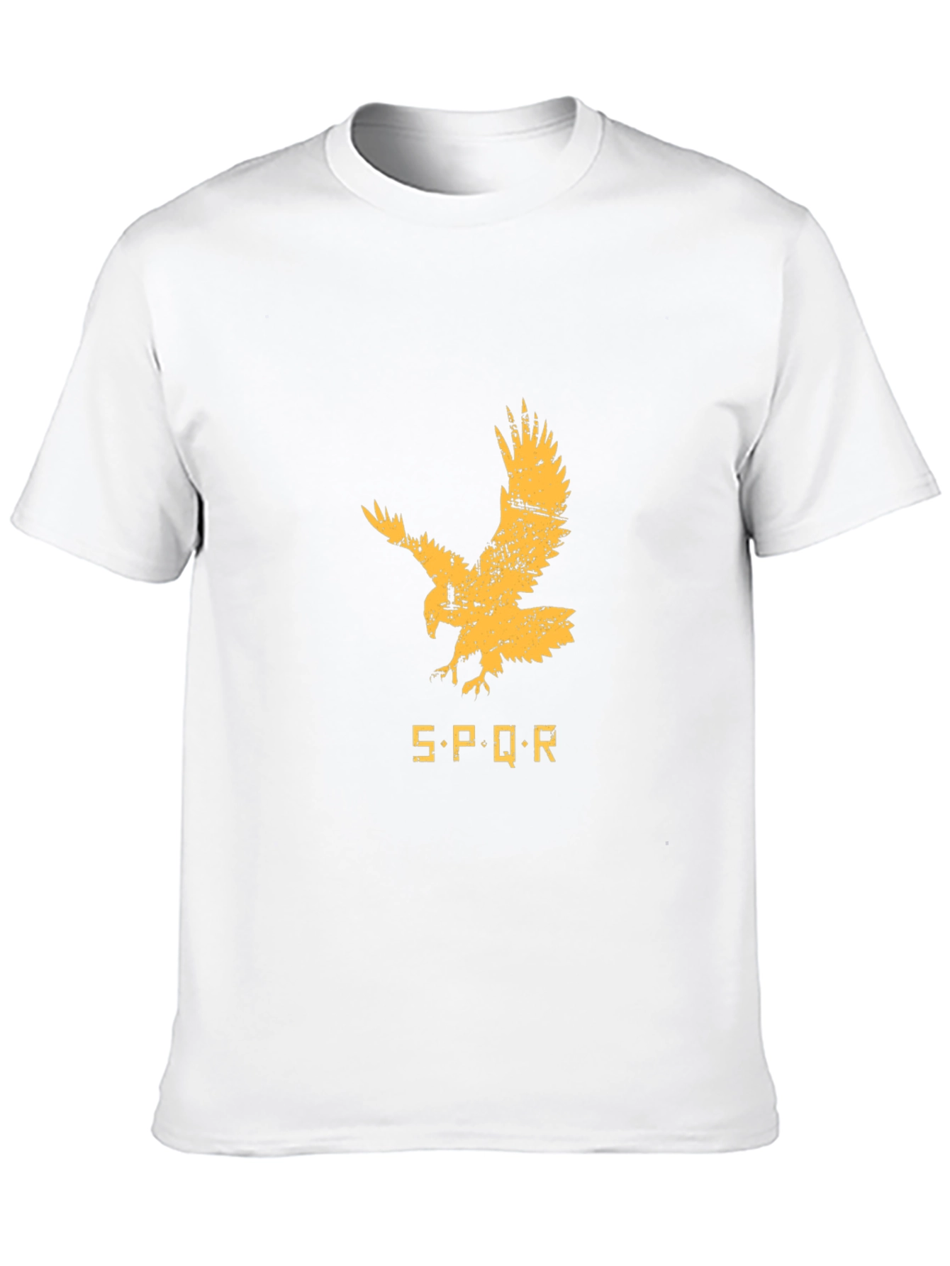 SPQR Eagle Graphic T-Shirt - Black