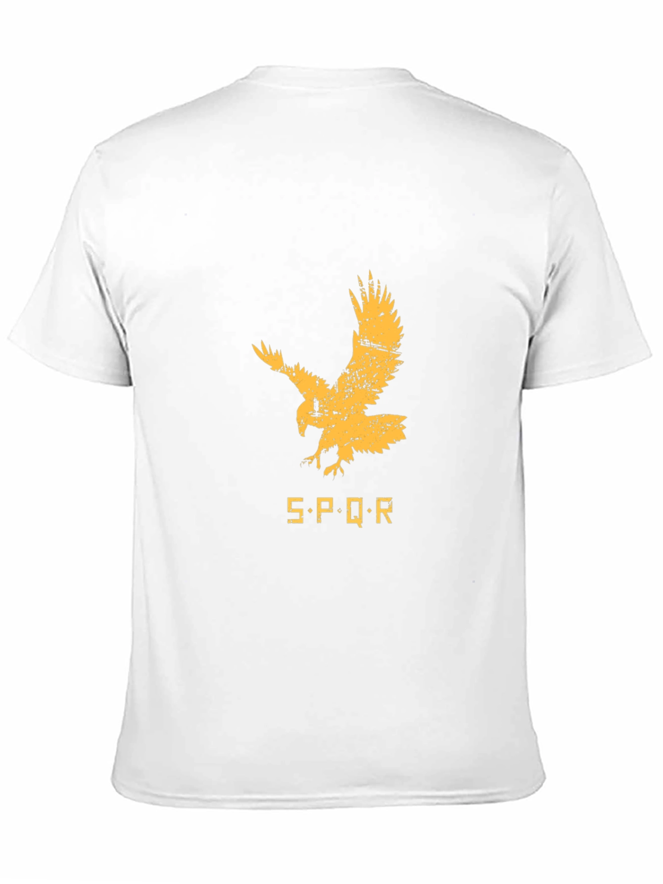 SPQR Eagle Graphic T-Shirt - Black