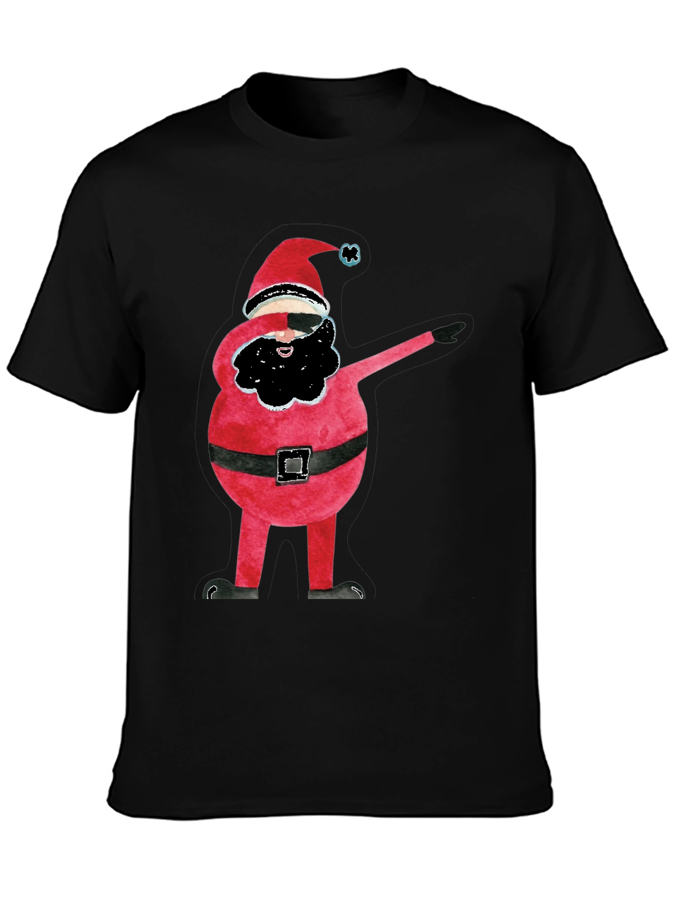 Dabbing Santa T-Shirt - Christmas Holiday Tee