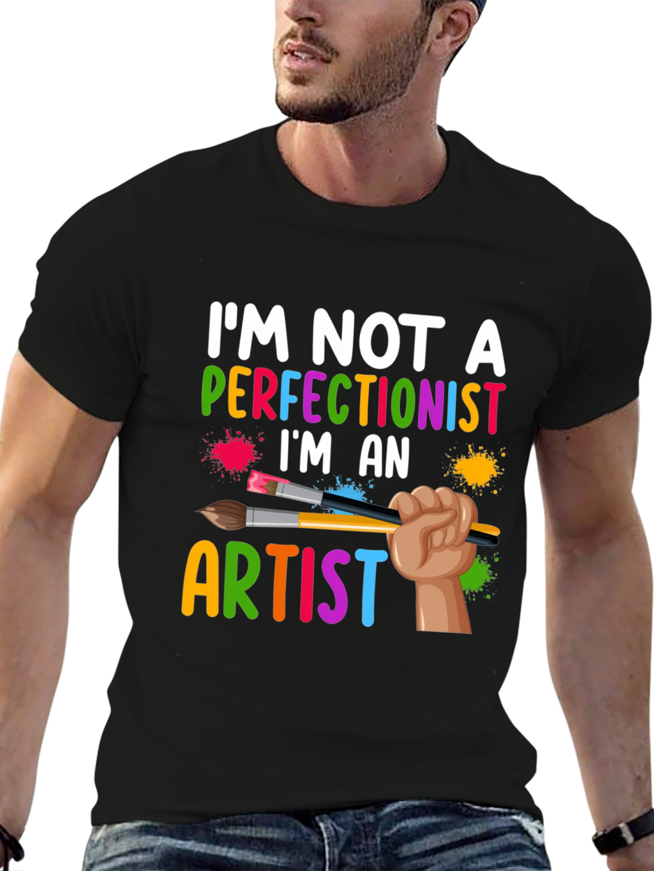 Artist Graphic T-Shirt - Im Not a Perfectionist