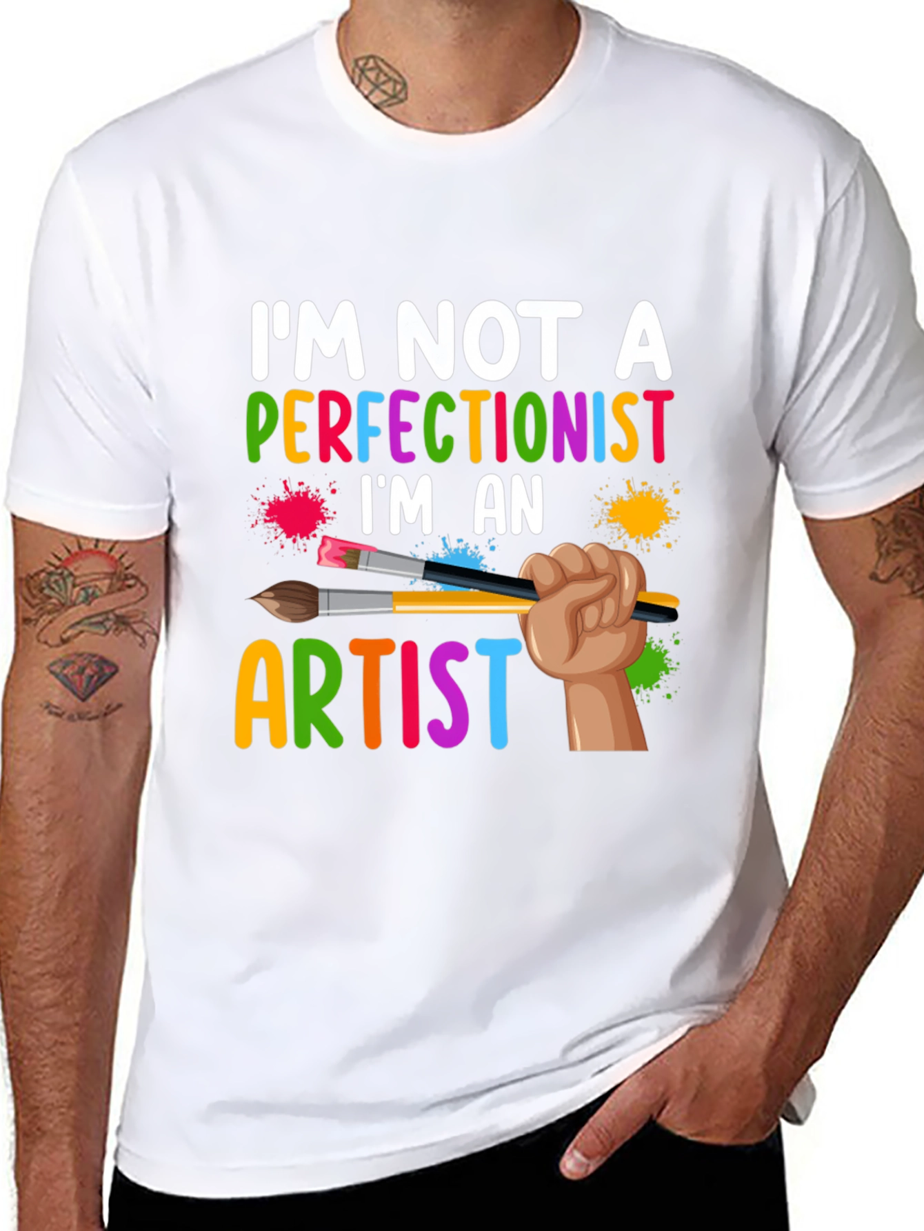 Artist Graphic T-Shirt - Im Not a Perfectionist