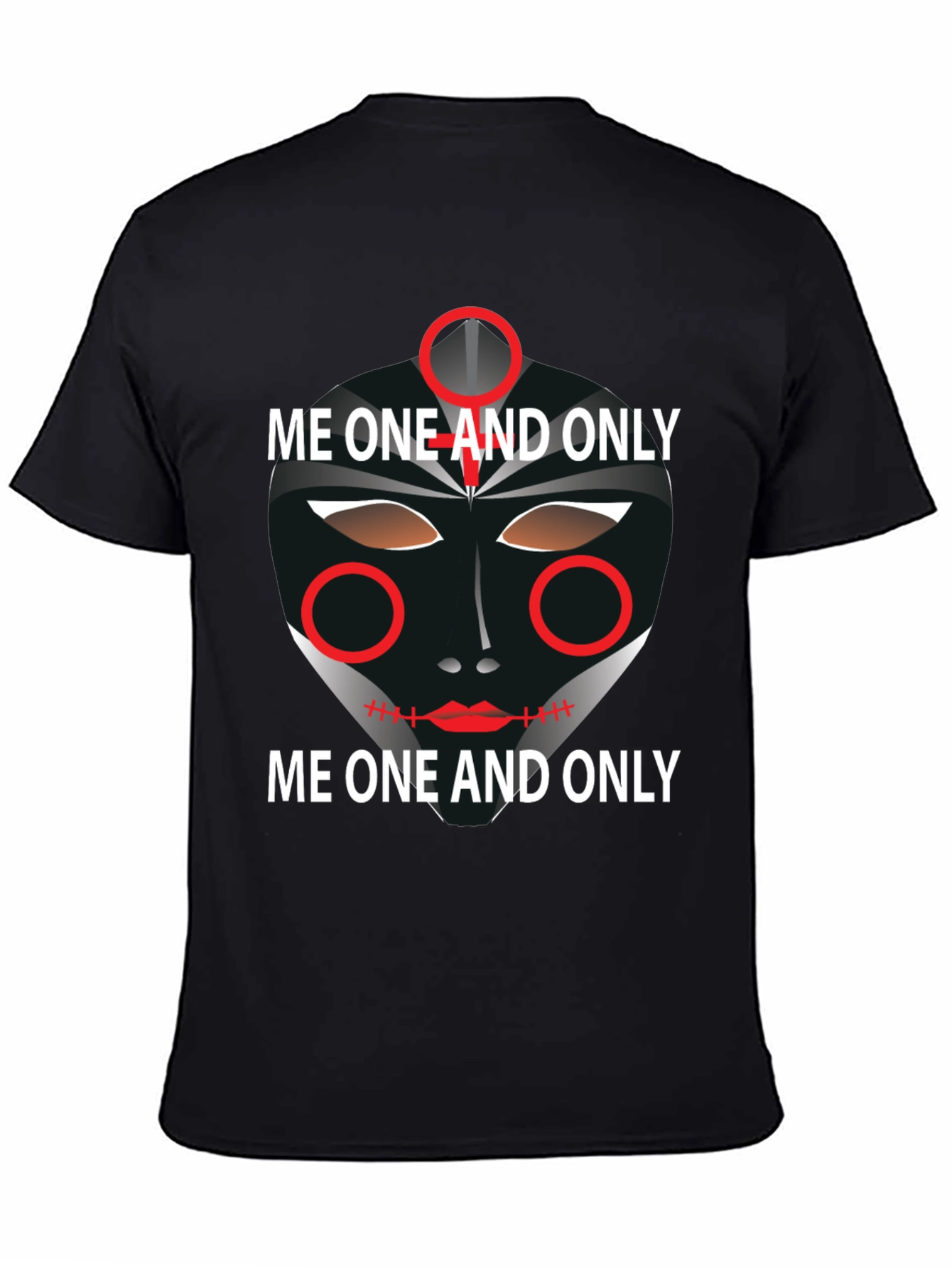 Unique Graphic Tee: Me One And Only Design