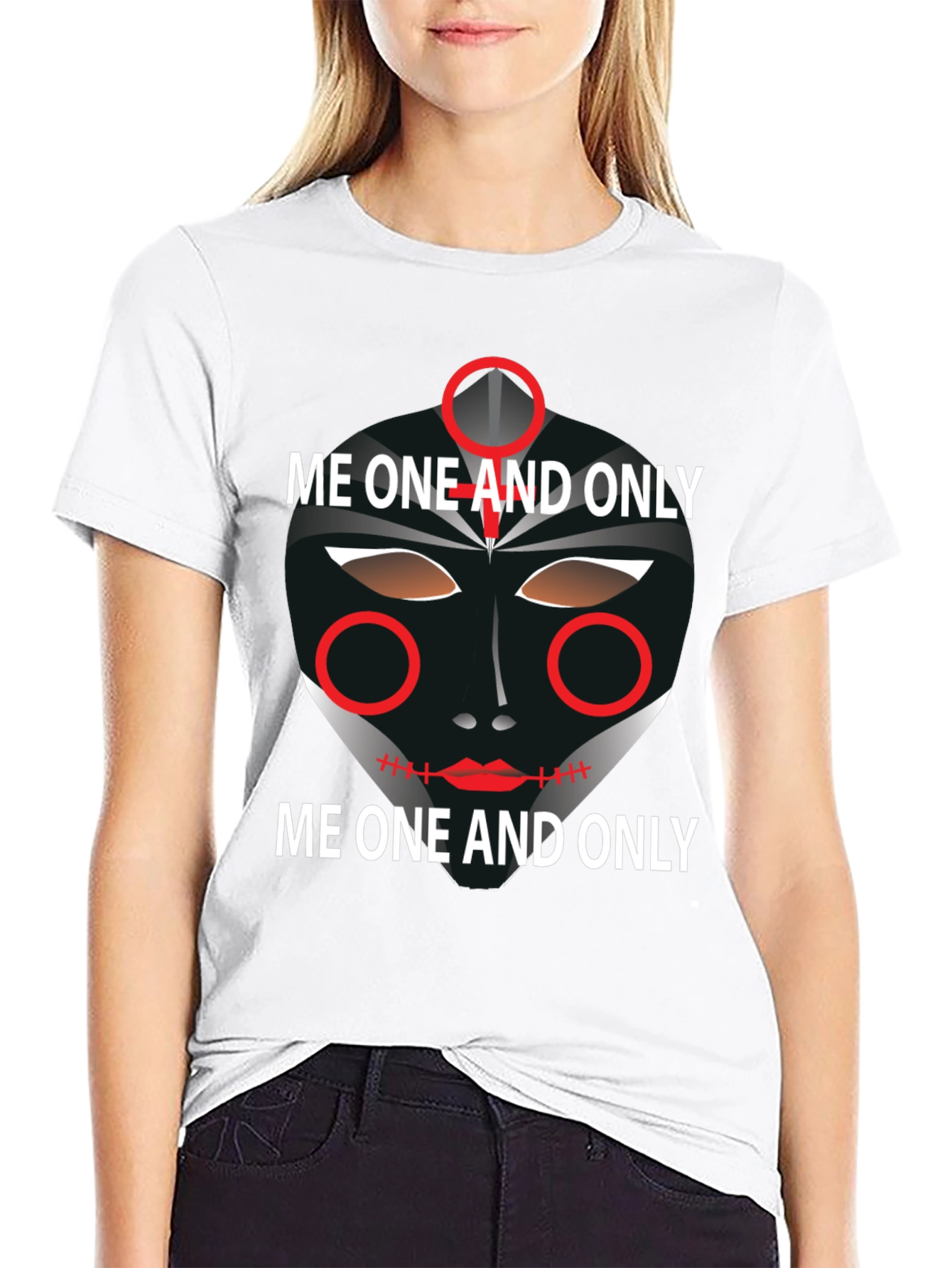 Unique Graphic Tee: Me One And Only Design