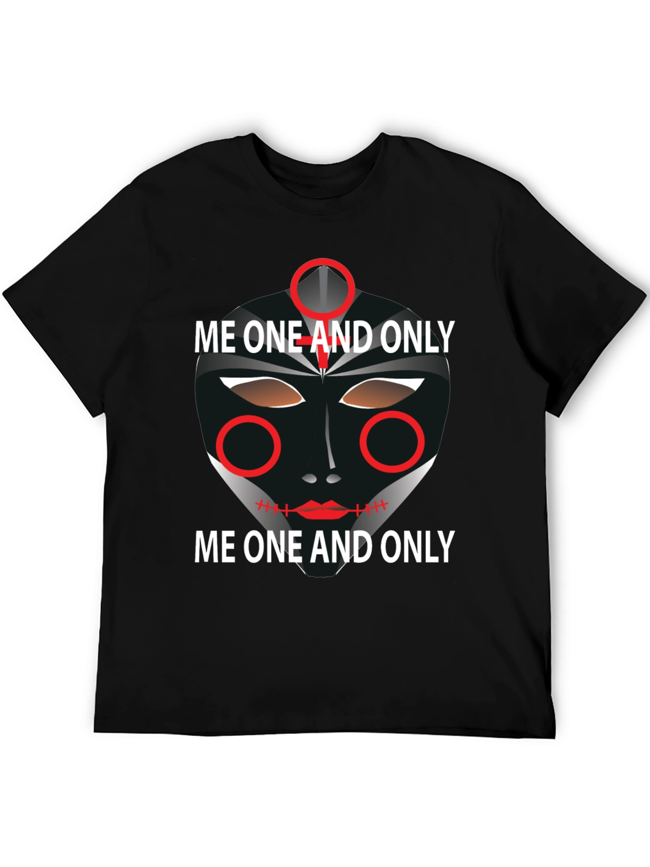 Unique Graphic Tee: Me One And Only Design