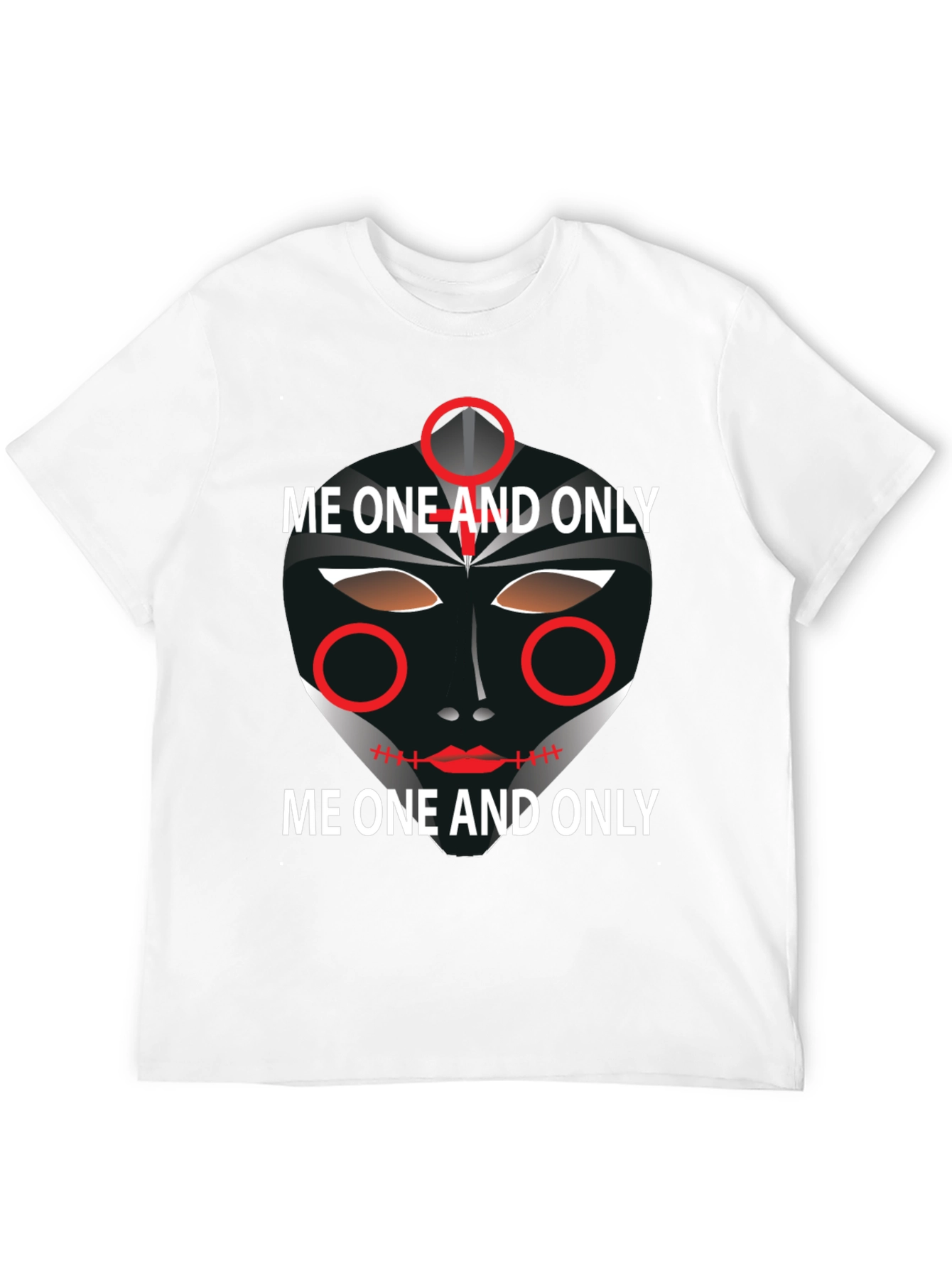 Unique Graphic Tee: Me One And Only Design
