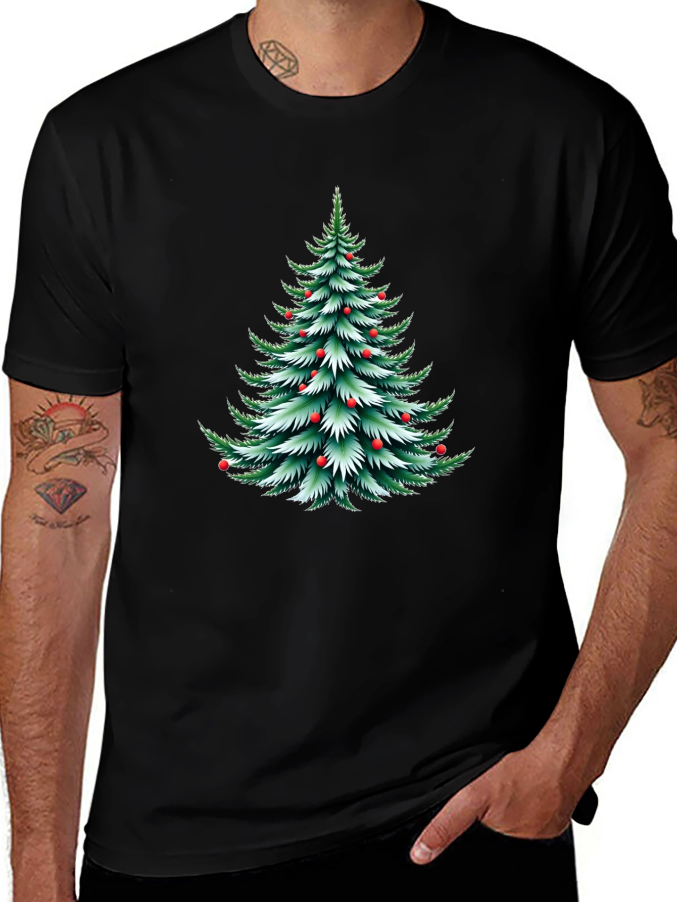 Festive Christmas Tree T-Shirt