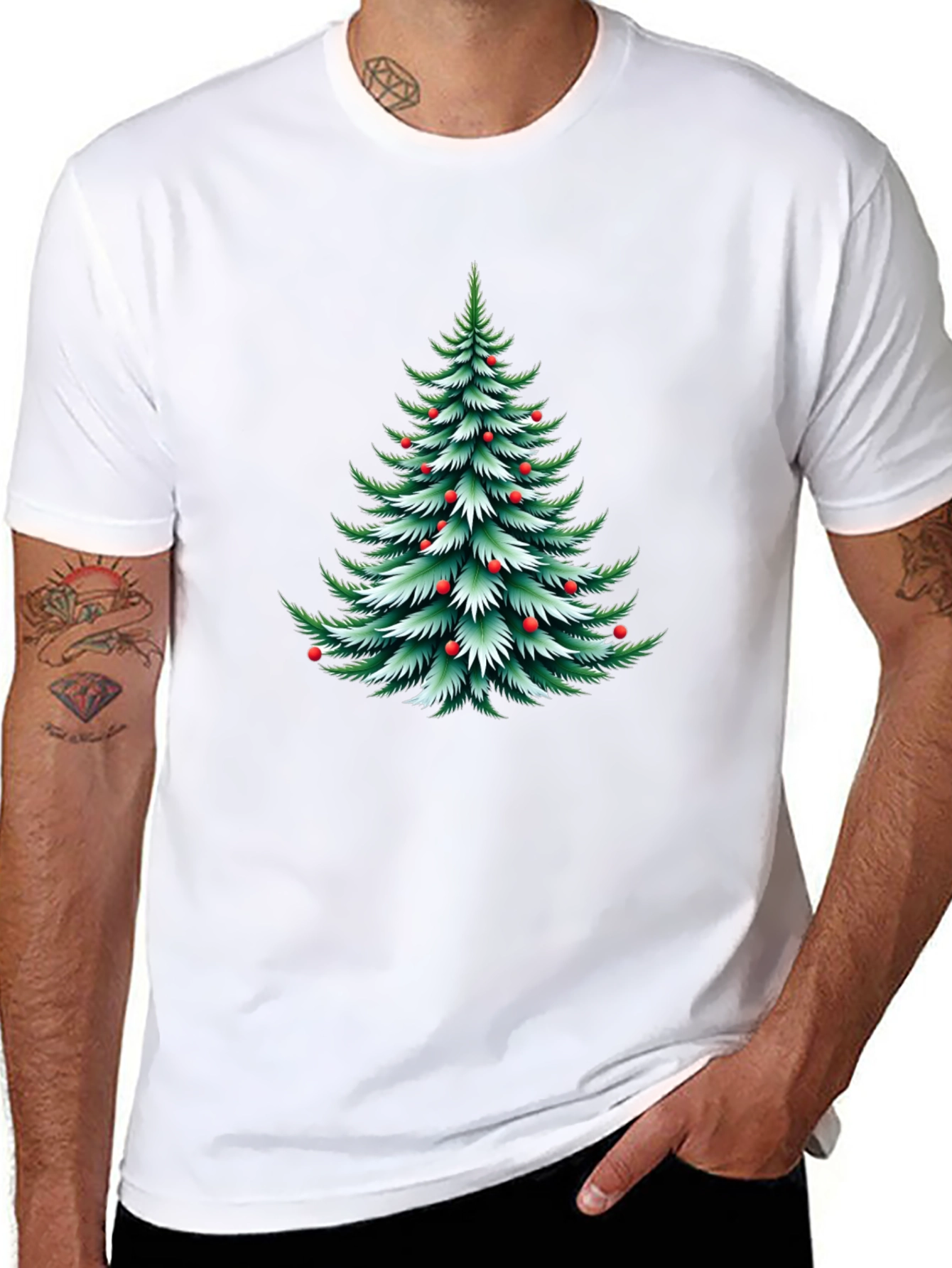 Festive Christmas Tree T-Shirt
