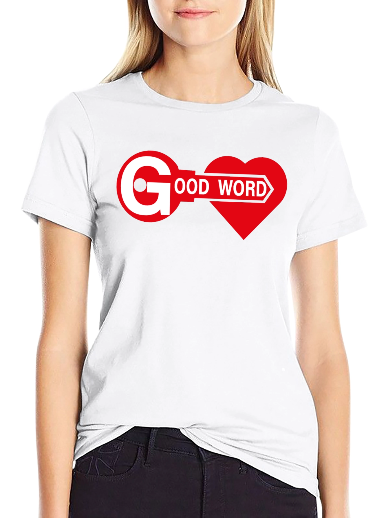Good Word Heart Graphic T-Shirt