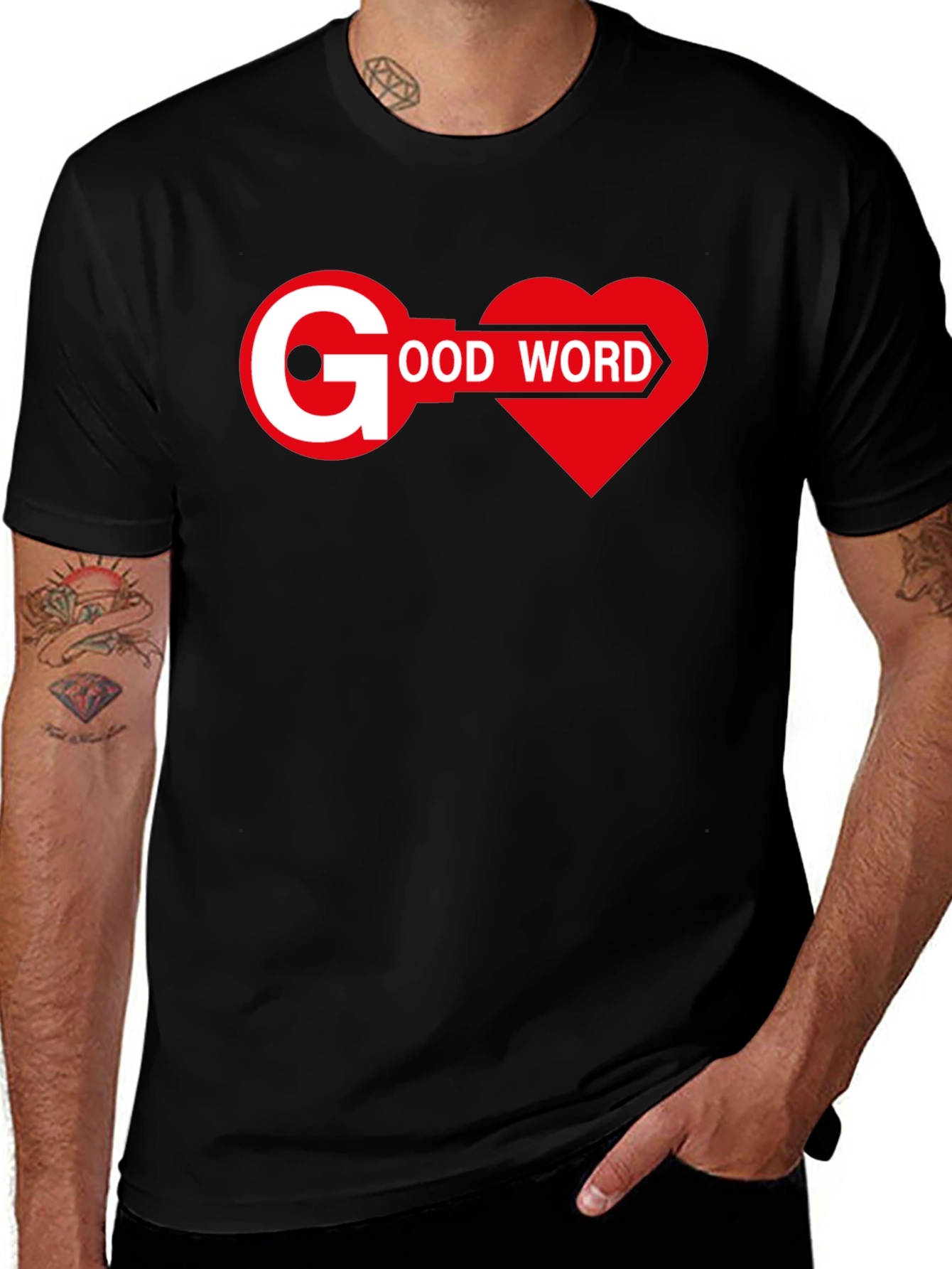 Good Word Heart Graphic T-Shirt