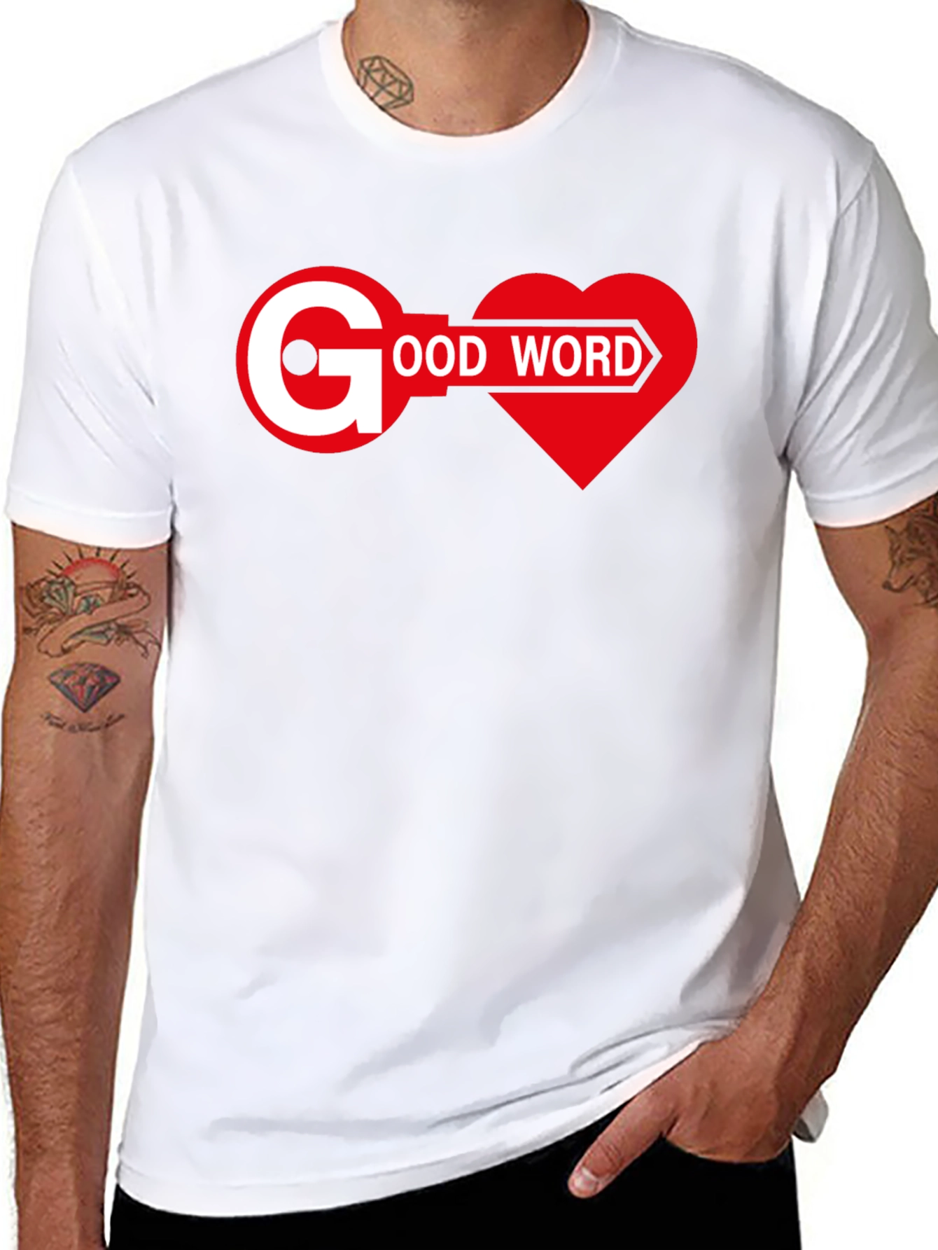 Good Word Heart Graphic T-Shirt