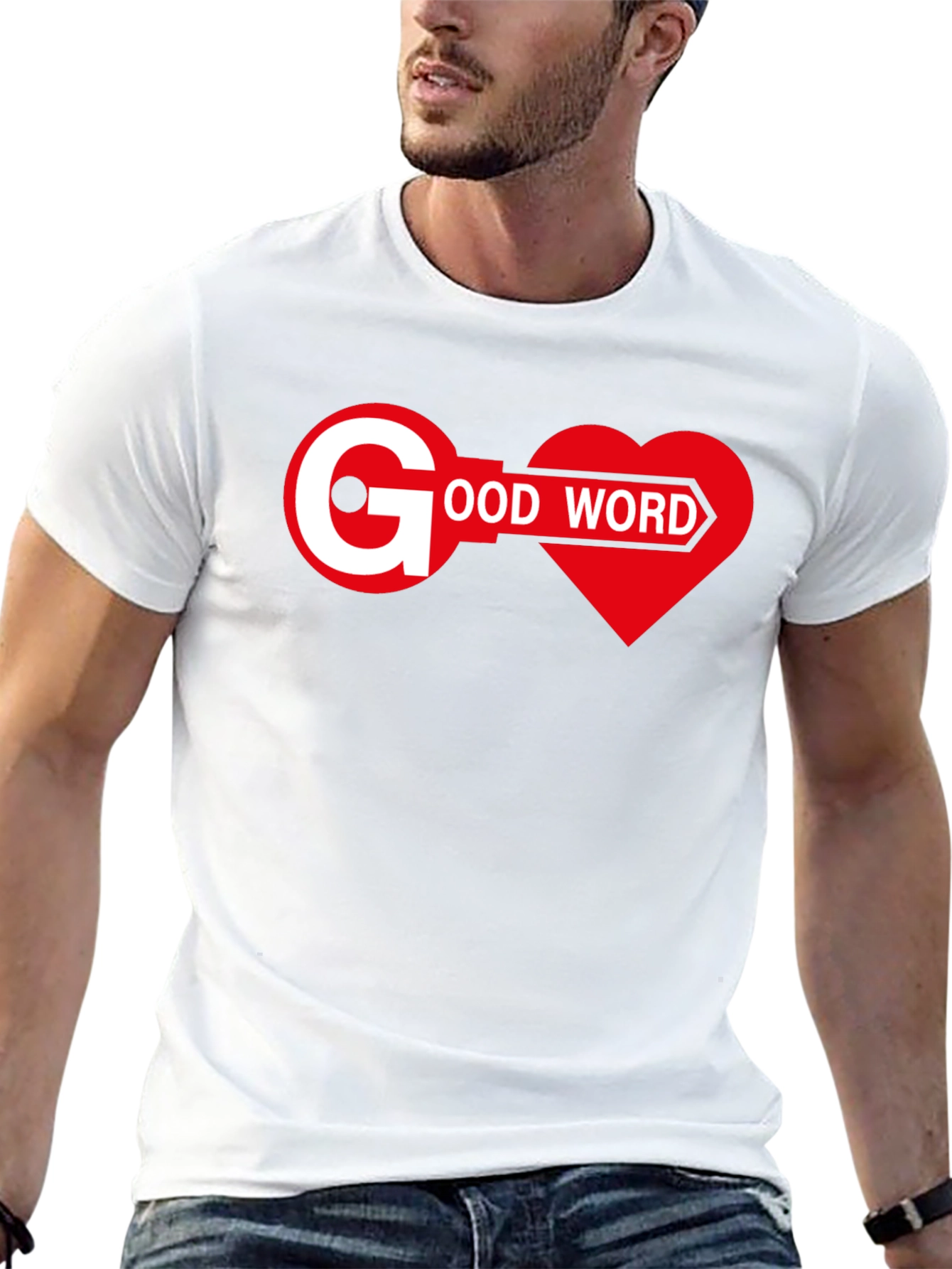 Good Word Heart Graphic T-Shirt