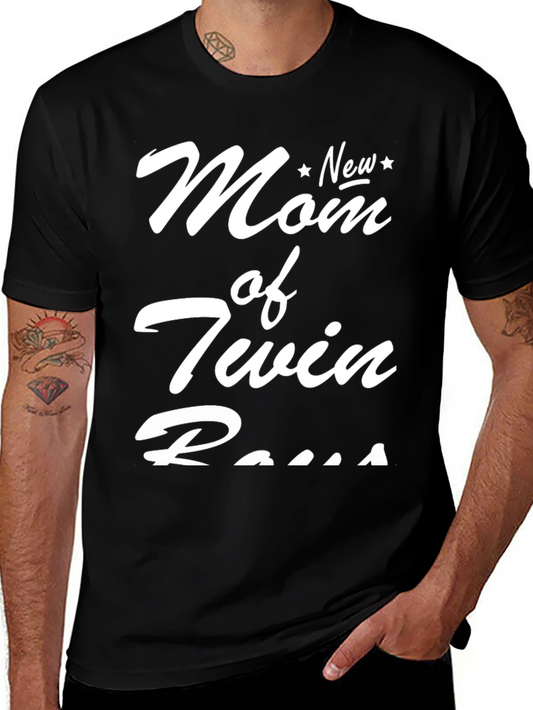 New Mom of Twin Boys T-Shirt
