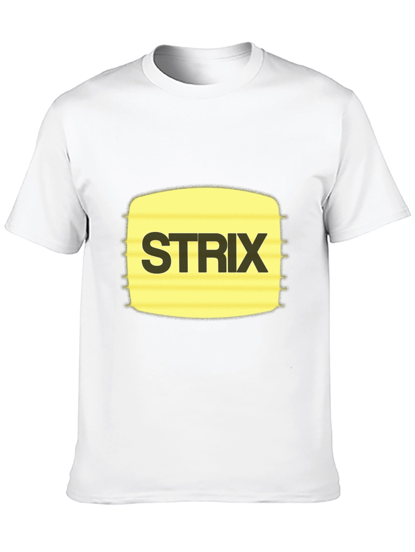 Strix Graphic Tee - Black Cotton Casual T-Shirt
