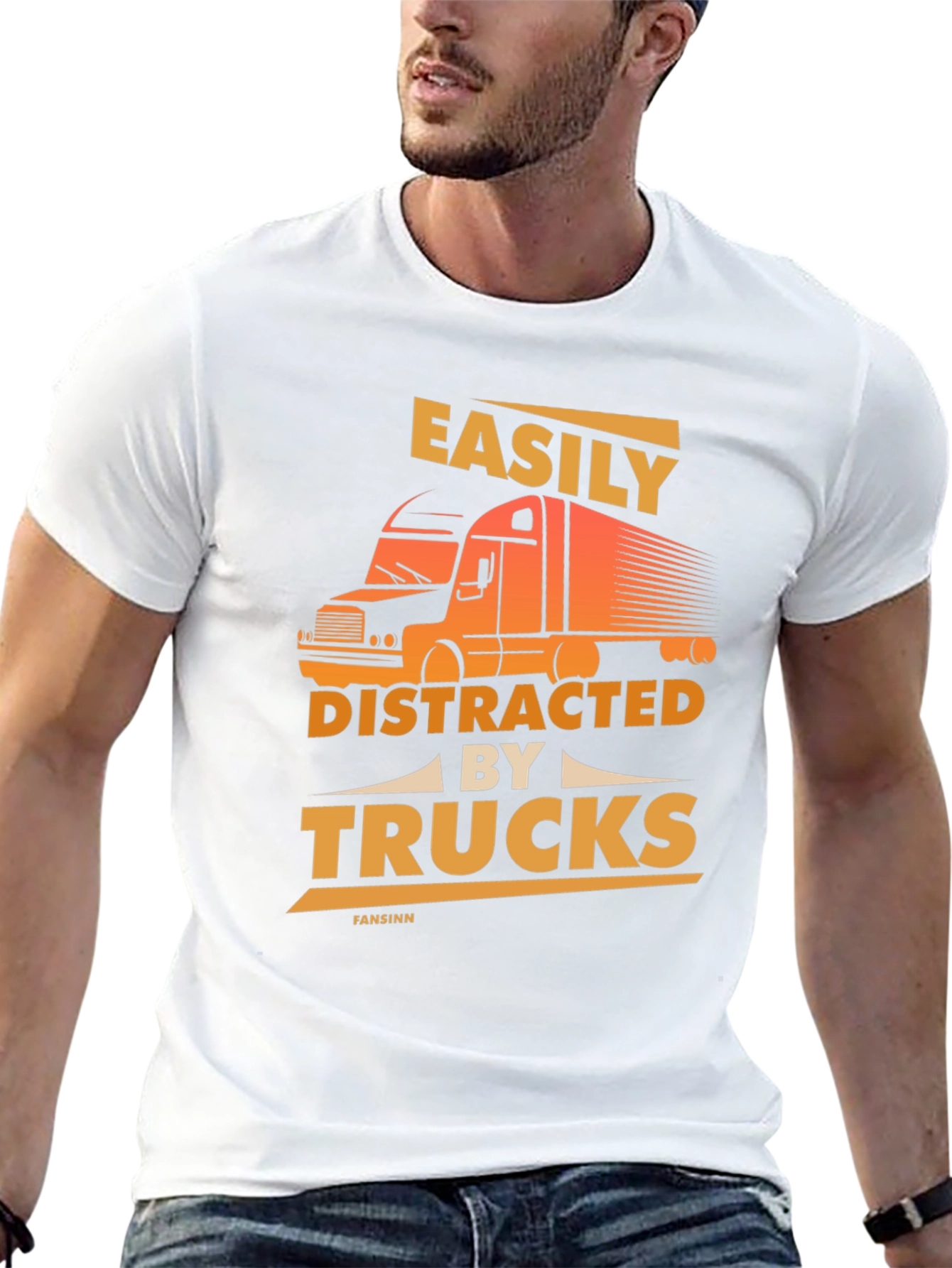 Easily Distracted By Trucks T-Shirt