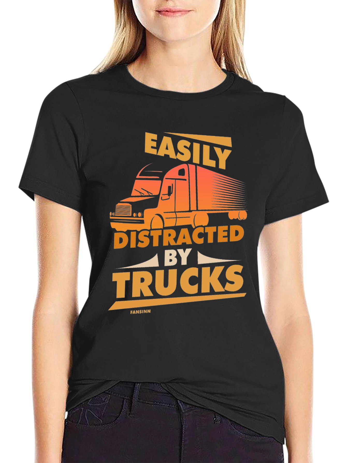 Easily Distracted By Trucks T-Shirt