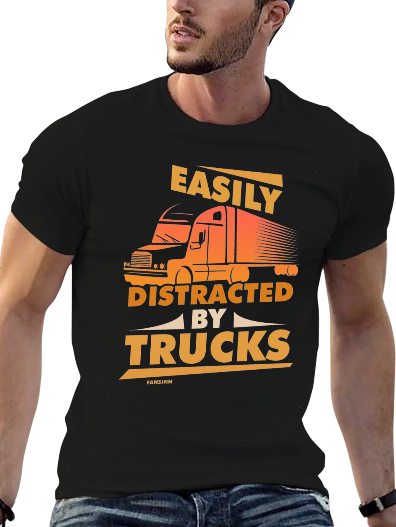 Easily Distracted By Trucks T-Shirt