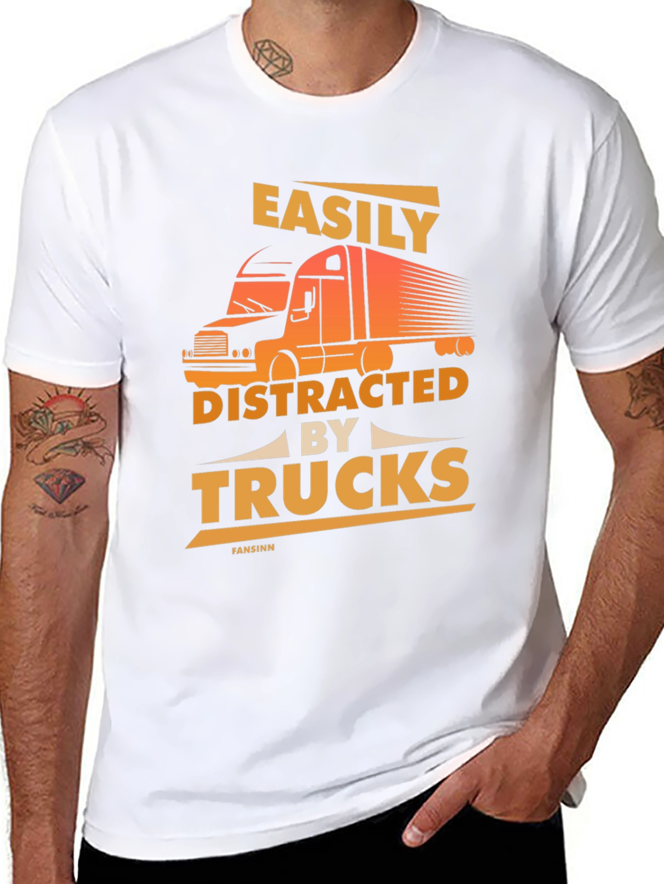 Easily Distracted By Trucks T-Shirt