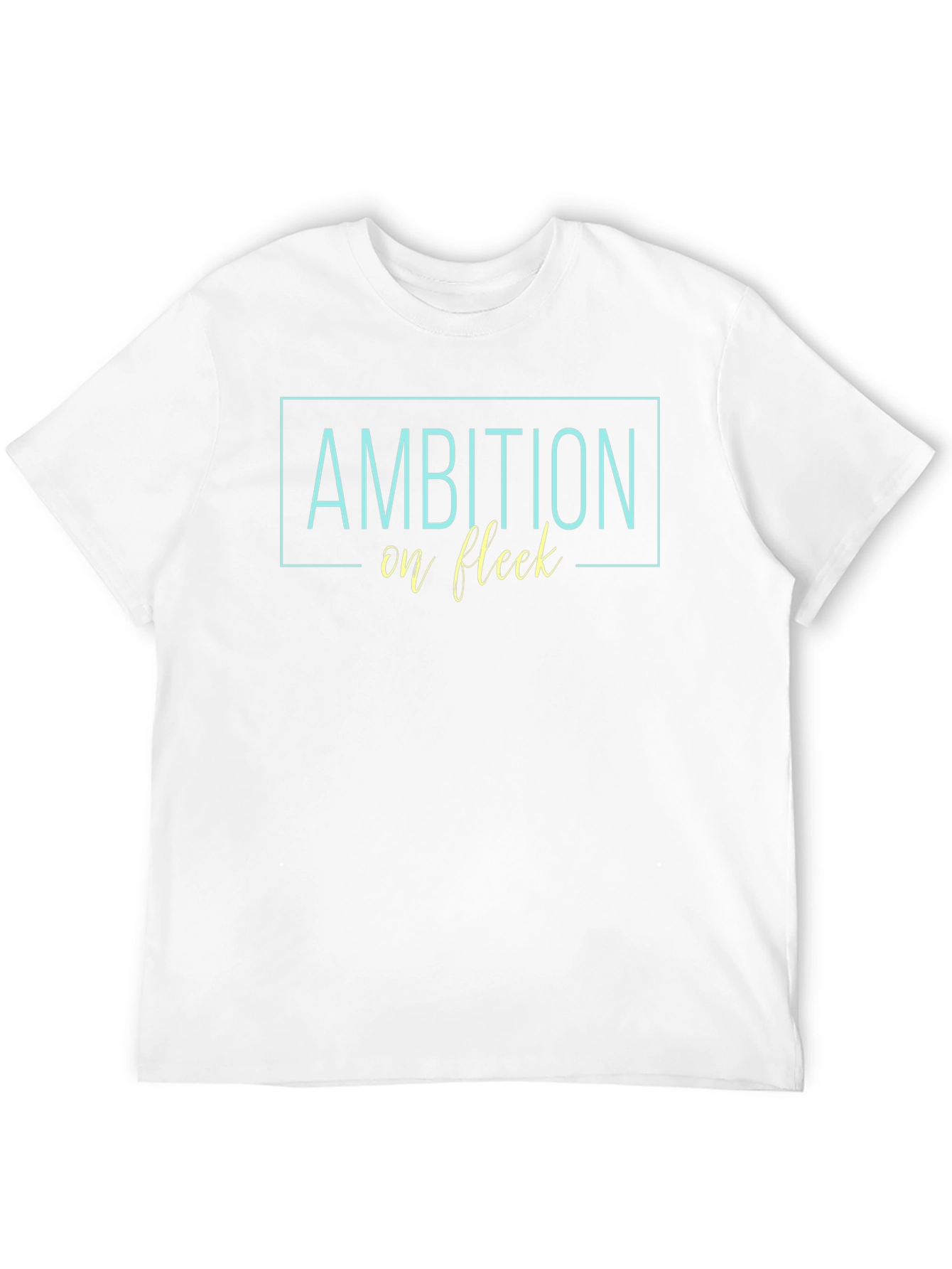 Ambition on Fleek Black Graphic Tee